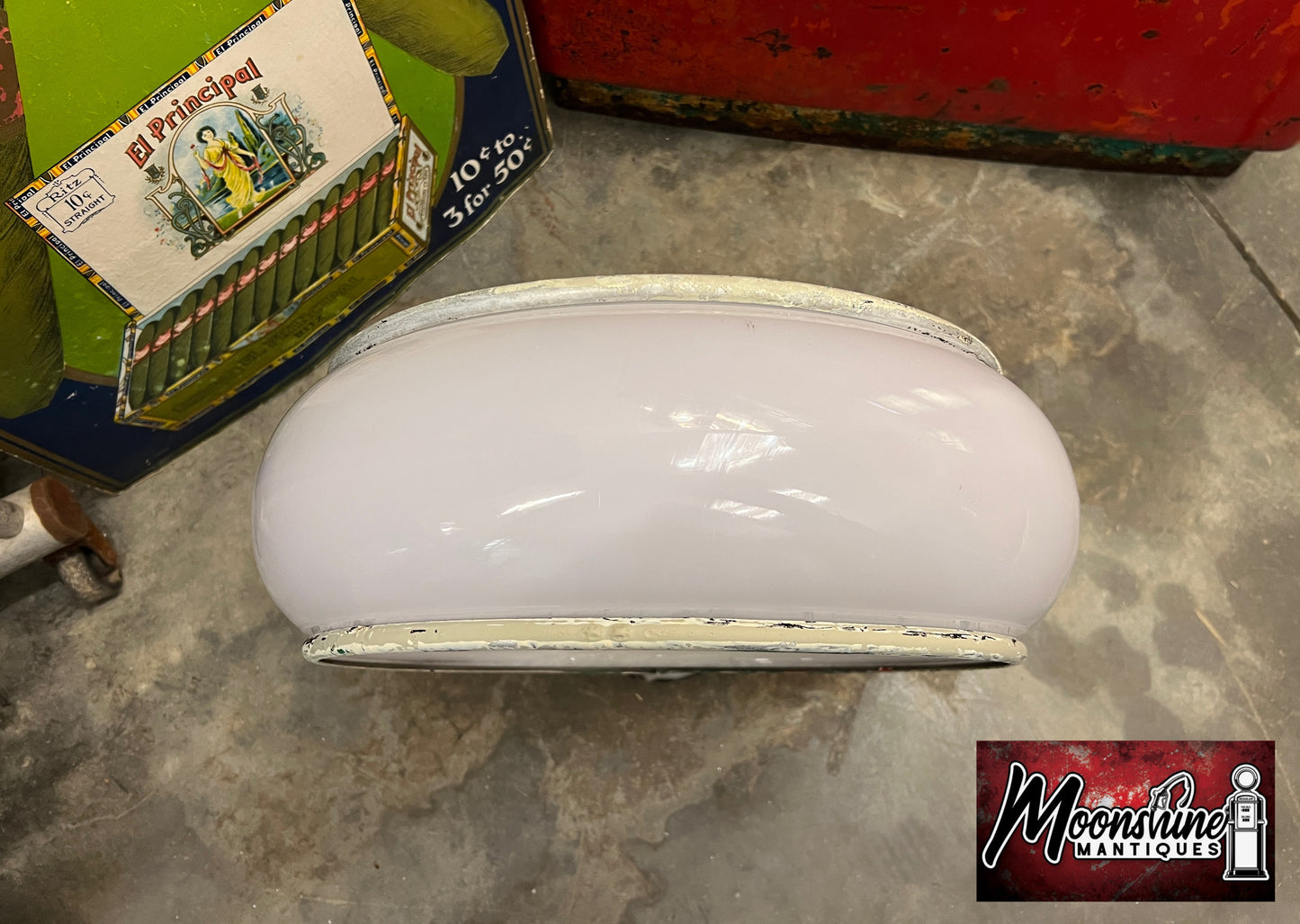 Vtg. Original GILL Gas Pump Globe Body - Free Shipping!