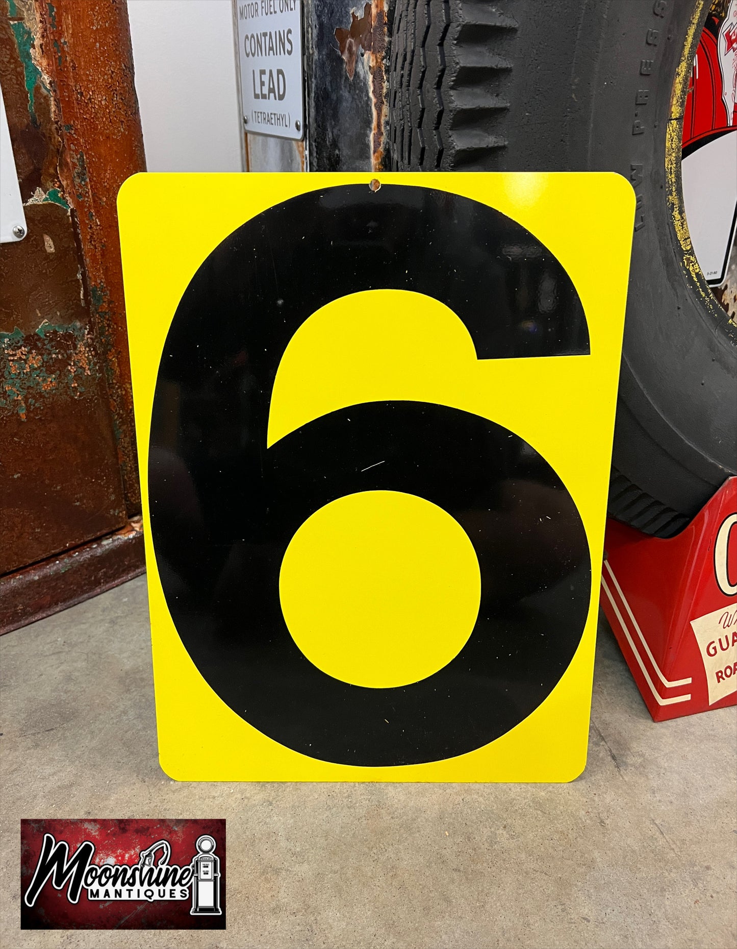 NOS - Vtg. 1970's SHELL GASOLINE Service Station Price Sign Numbers - 7 /6 - Free Shipping!