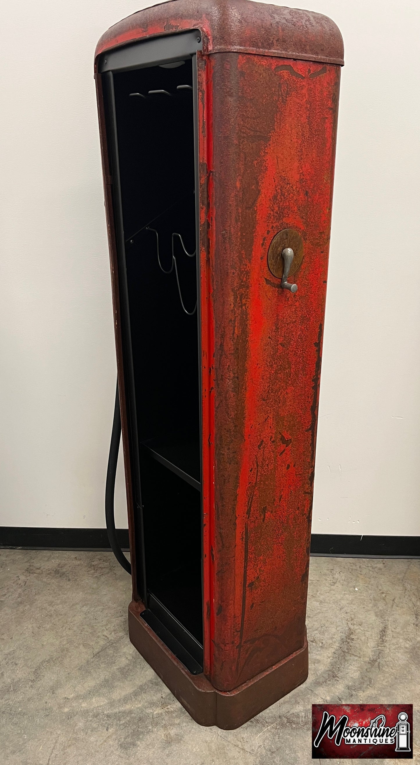 1930’s ROUTE 66 Gilbarco Gas Pump Wine Cabinet - Home / Bar Decor - Free Shipping!