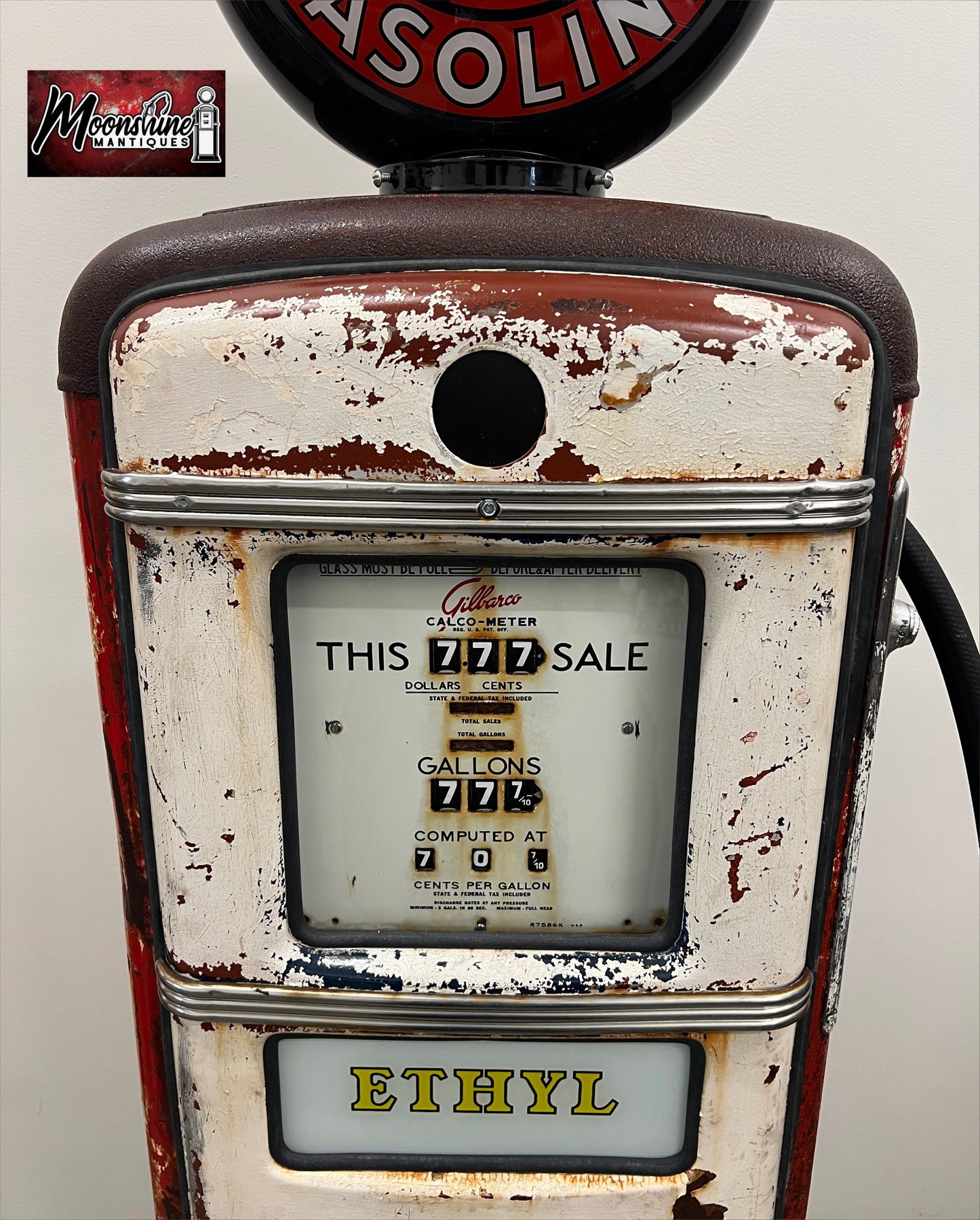 1950’s MOHAWK GASOLINE Gilbarco Gas Pump - Rustoration - Shipping Available!
