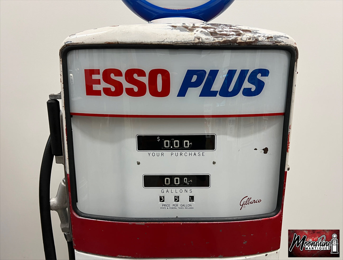 1950’s ESSO Gilbarco Gas Pump - Rustoration - Shipping Available!