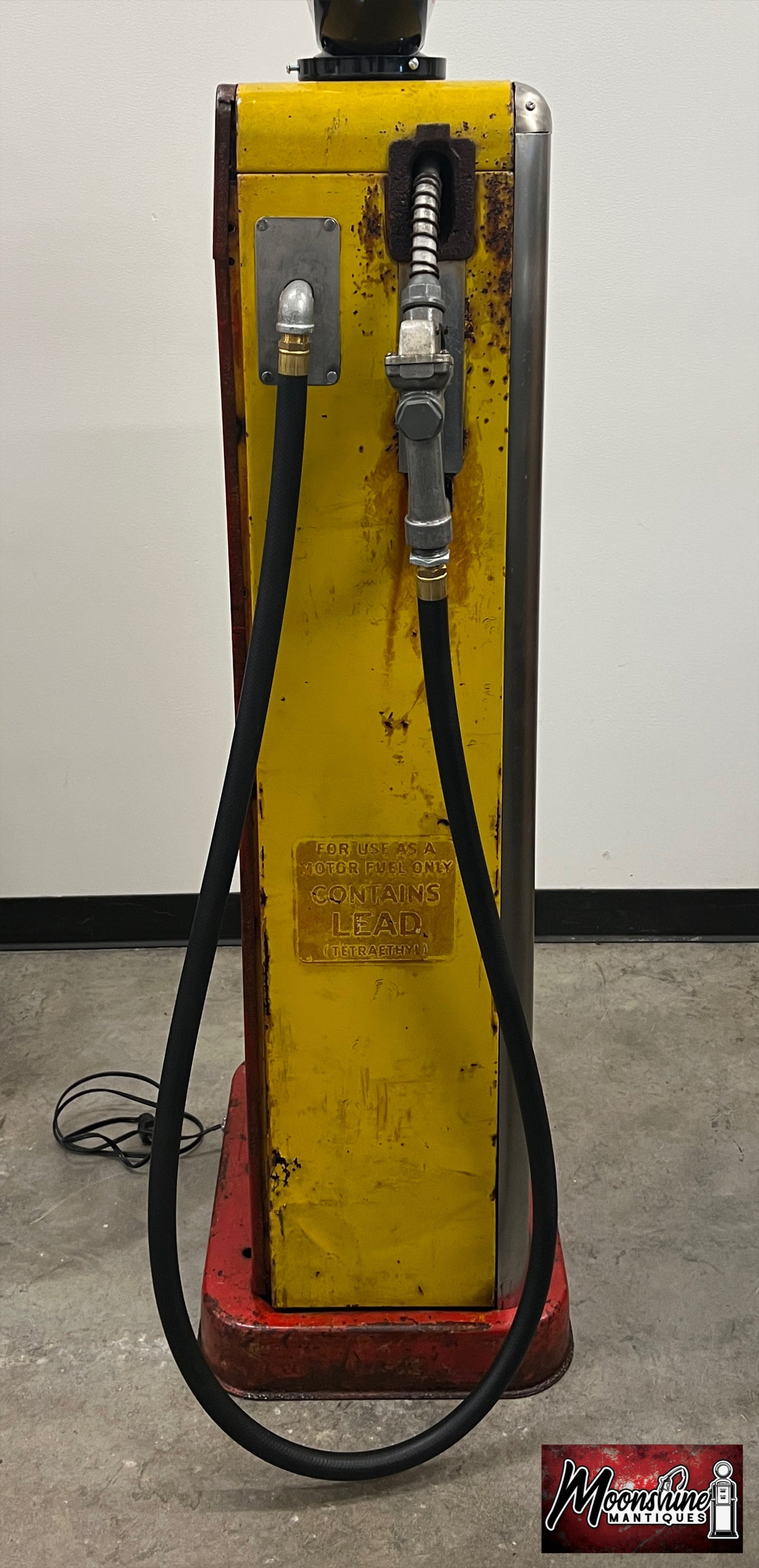 Rustoration 1940’s SUPER SHELL Bowser Gas Pump w/ Shelves - Mancave Decor - Free Shipping!