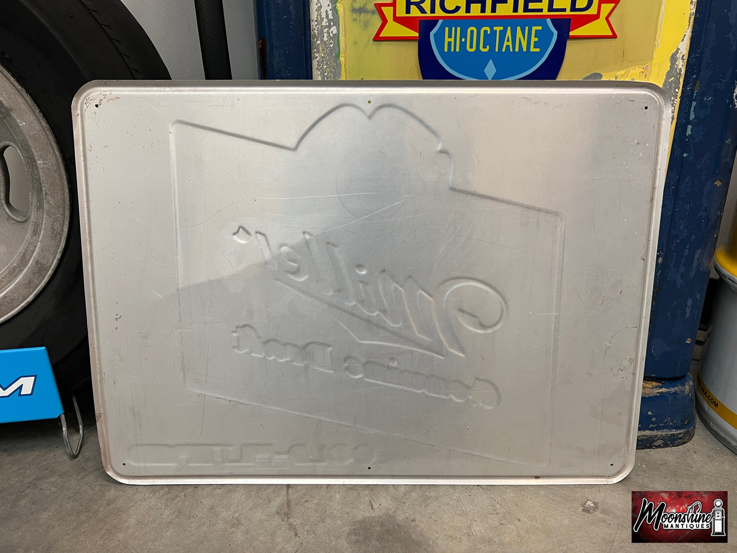 Vtg. MILLER GENUINE DRAFT Beer Sign - Free Shipping!
