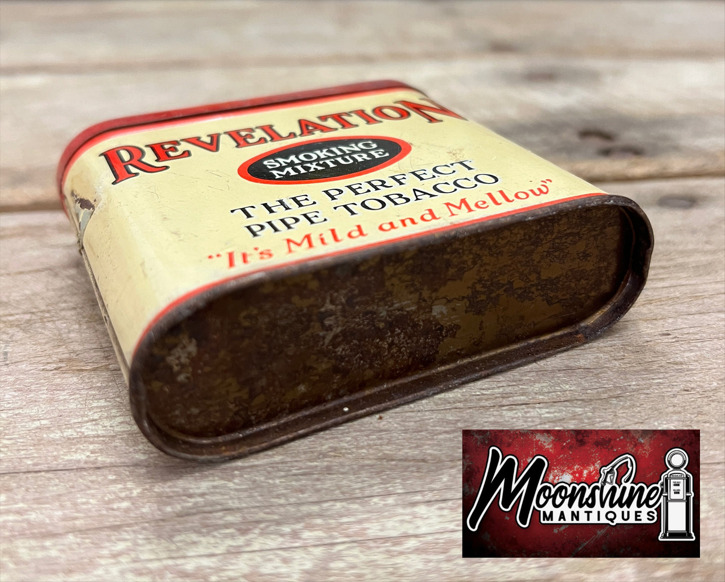 Vtg. REVELATION Pipe Tobacco Tin - Philip Morris - Free Shipping!