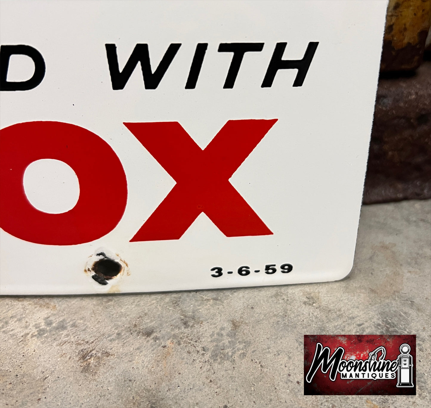 MATCHING PAIR of 1950's TEXACO Sky Chief Porcelain Gas Pump Plate Signs - Free Shipping!