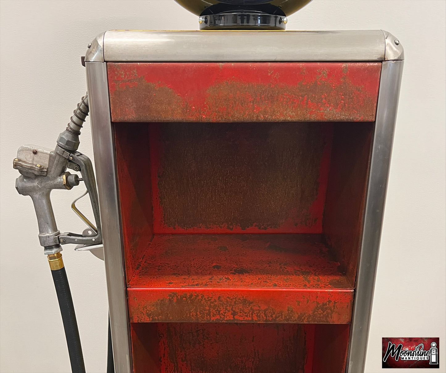 Rustoration 1940’s Chevrolet OK USED CARS Bowser Gas Pump with Custom Shelves - Free Shipping!