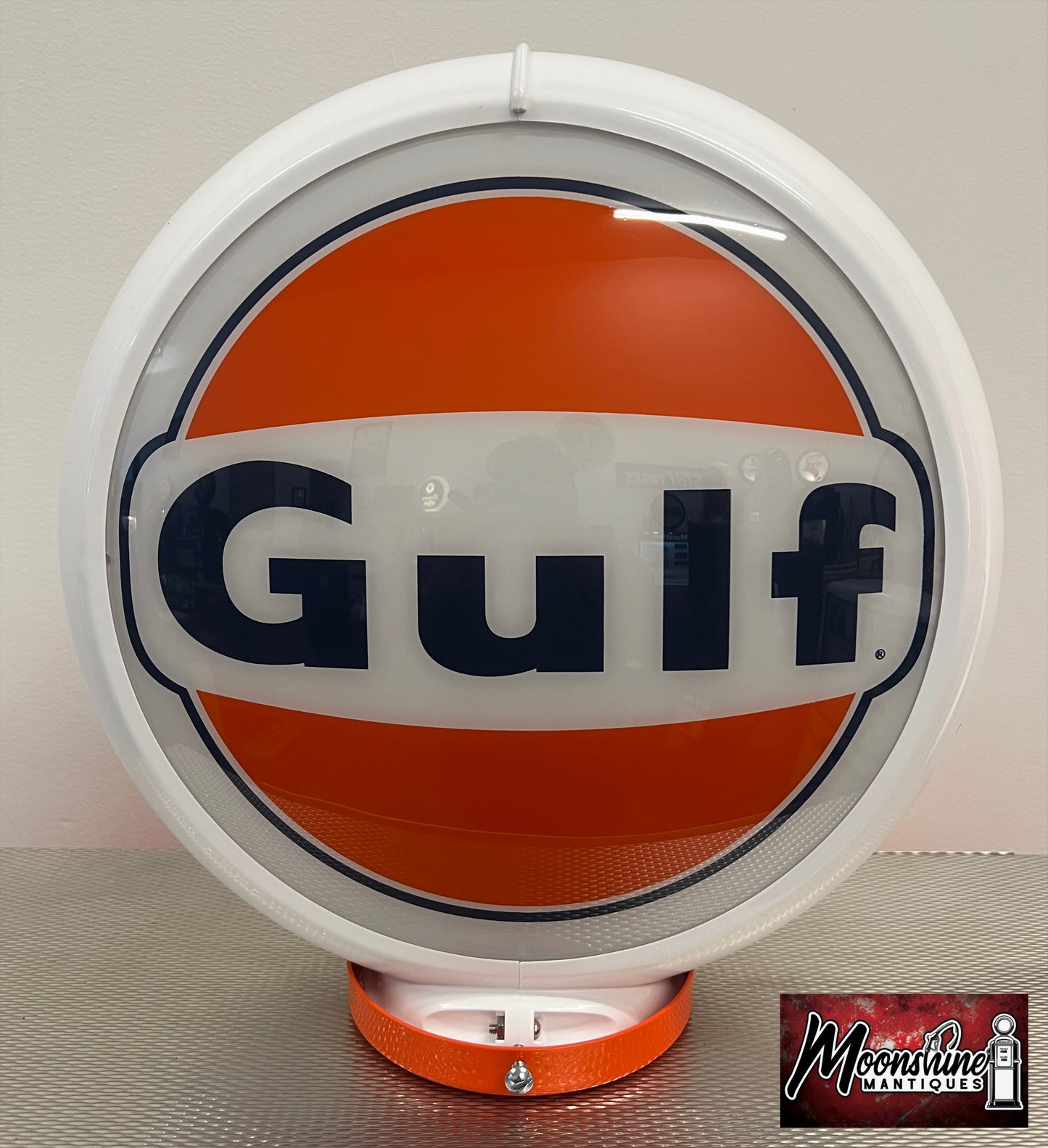Custom 1960’s GULF Tokheim Gas Pump w/ Display Shelves - Free Shipping!