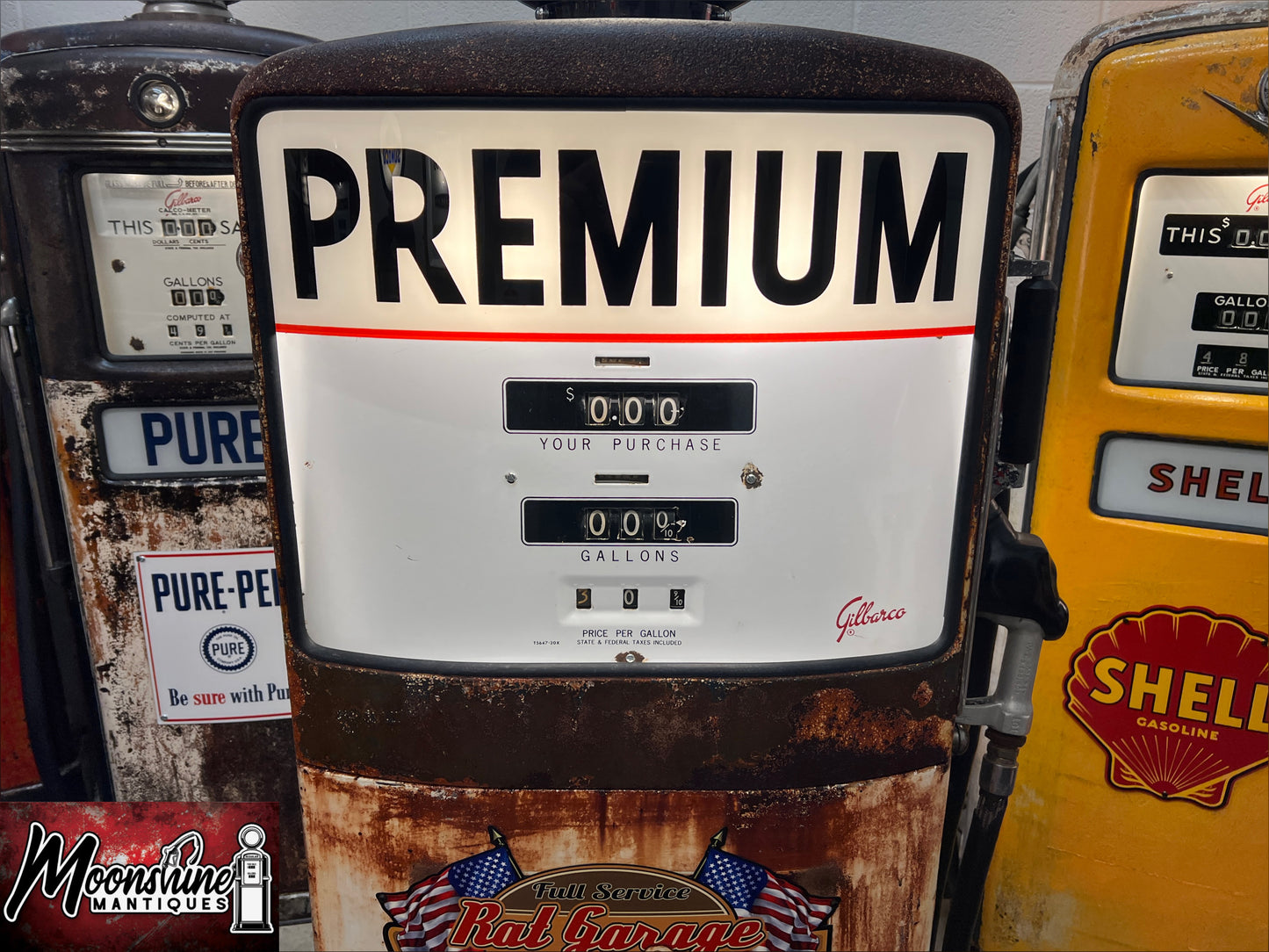 1950’s MOBIL Mobilgas Rat Rod Garage Gilbarco Gas Pump - Rustoration - Shipping Available!