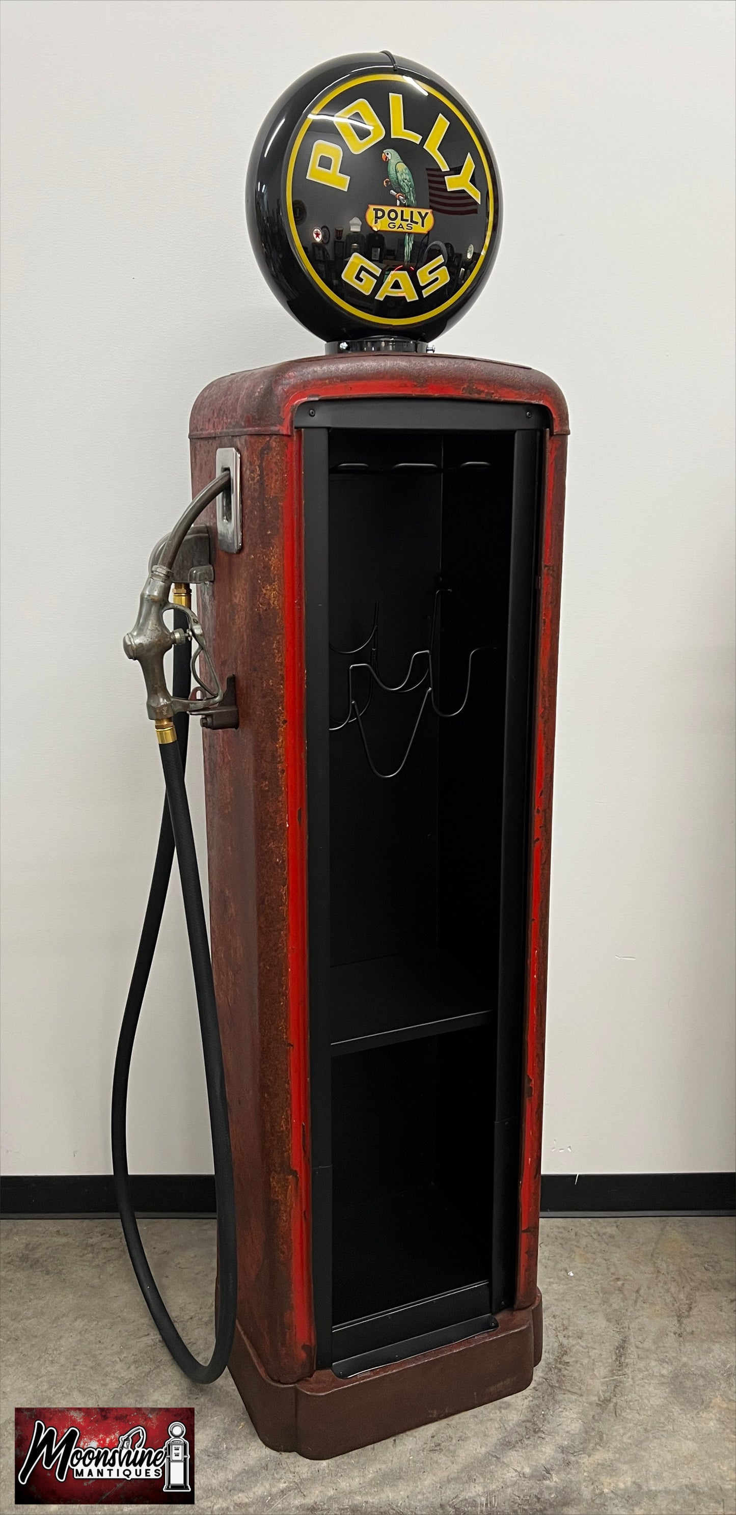 1930’s POLLY GAS Gilbarco Gas Pump Wine Cabinet - Home / Bar Decor - Free Shipping!