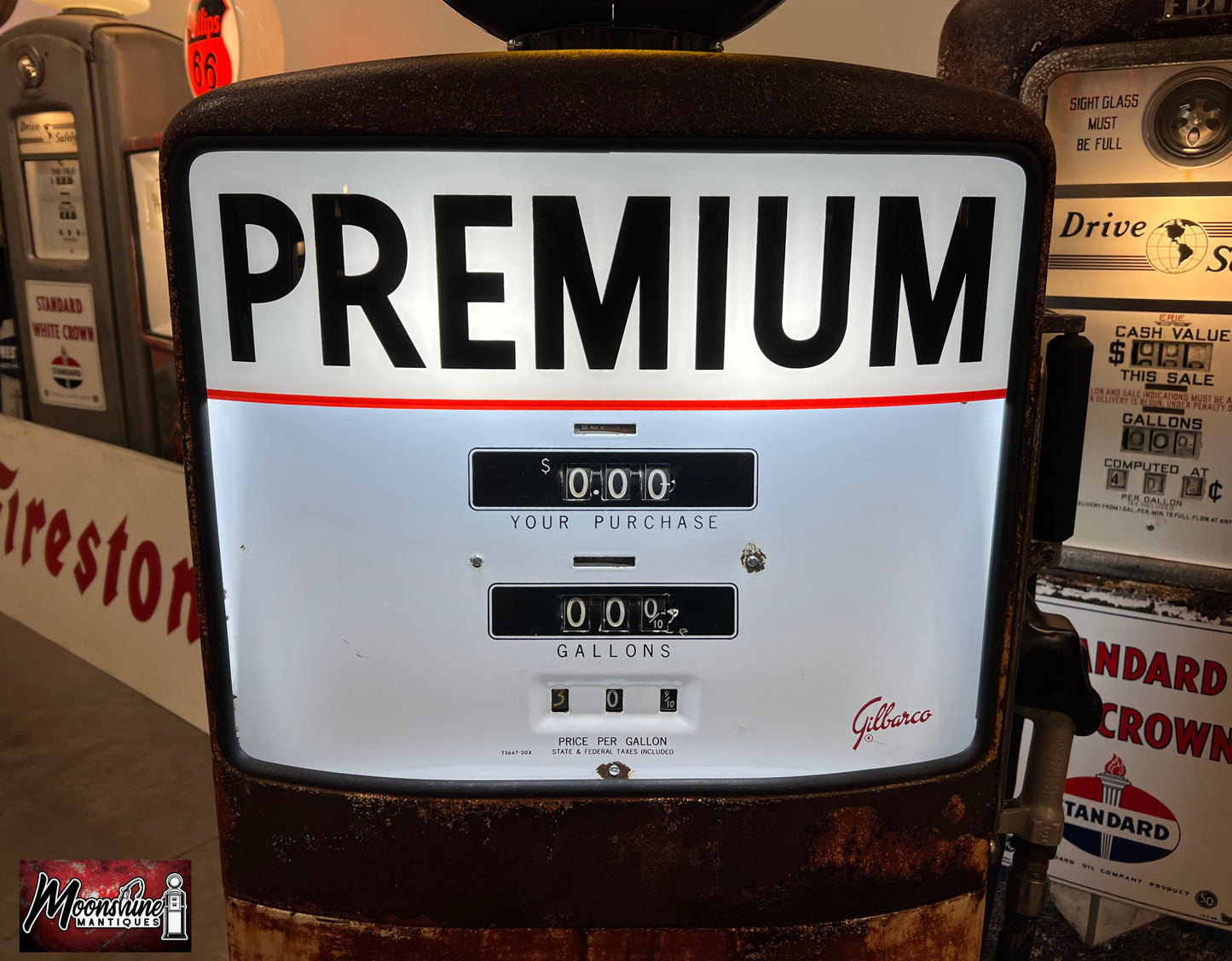 1950’s PENNZOIL Rat Rod Garage Gilbarco Gas Pump - Rustoration - Shipping Available!