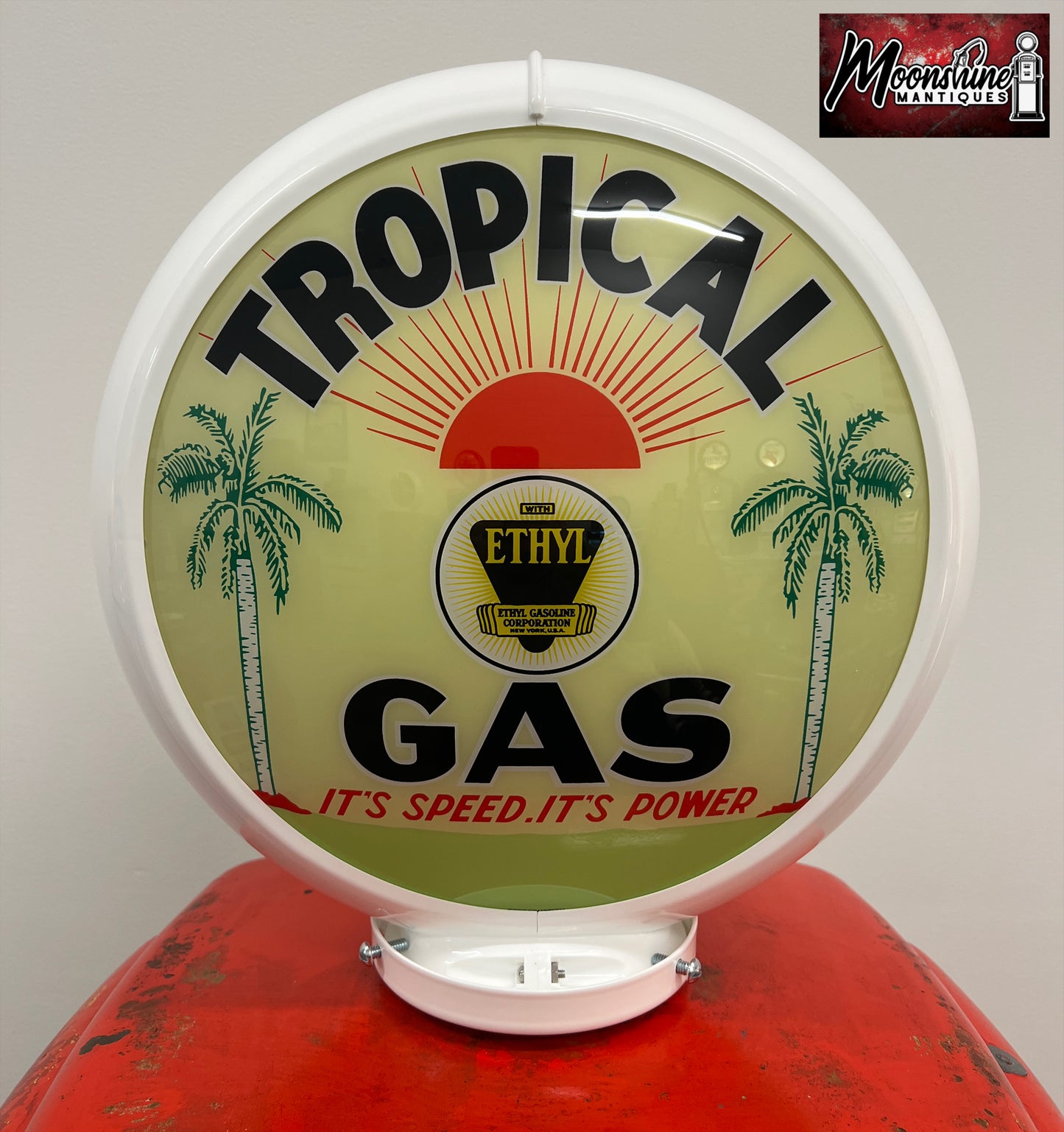 Rustoration 1940’s TROPICAL GAS Tokheim 39 Gas Pump - Shipping Available!