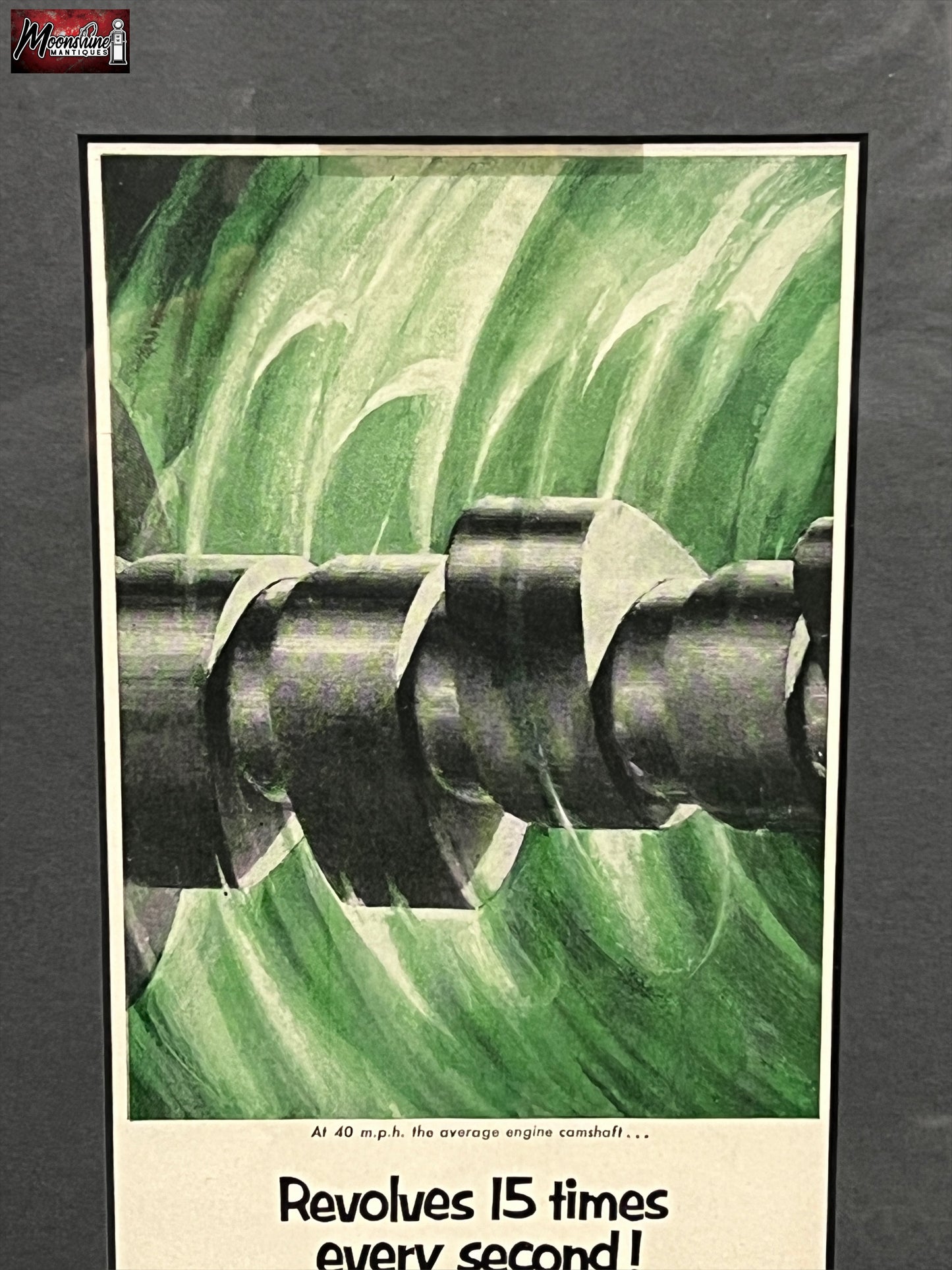 1953 QUAKER STATE Motor Oil Professionally Framed Print Ad - Gas & Oil Sign - Free Shipping!