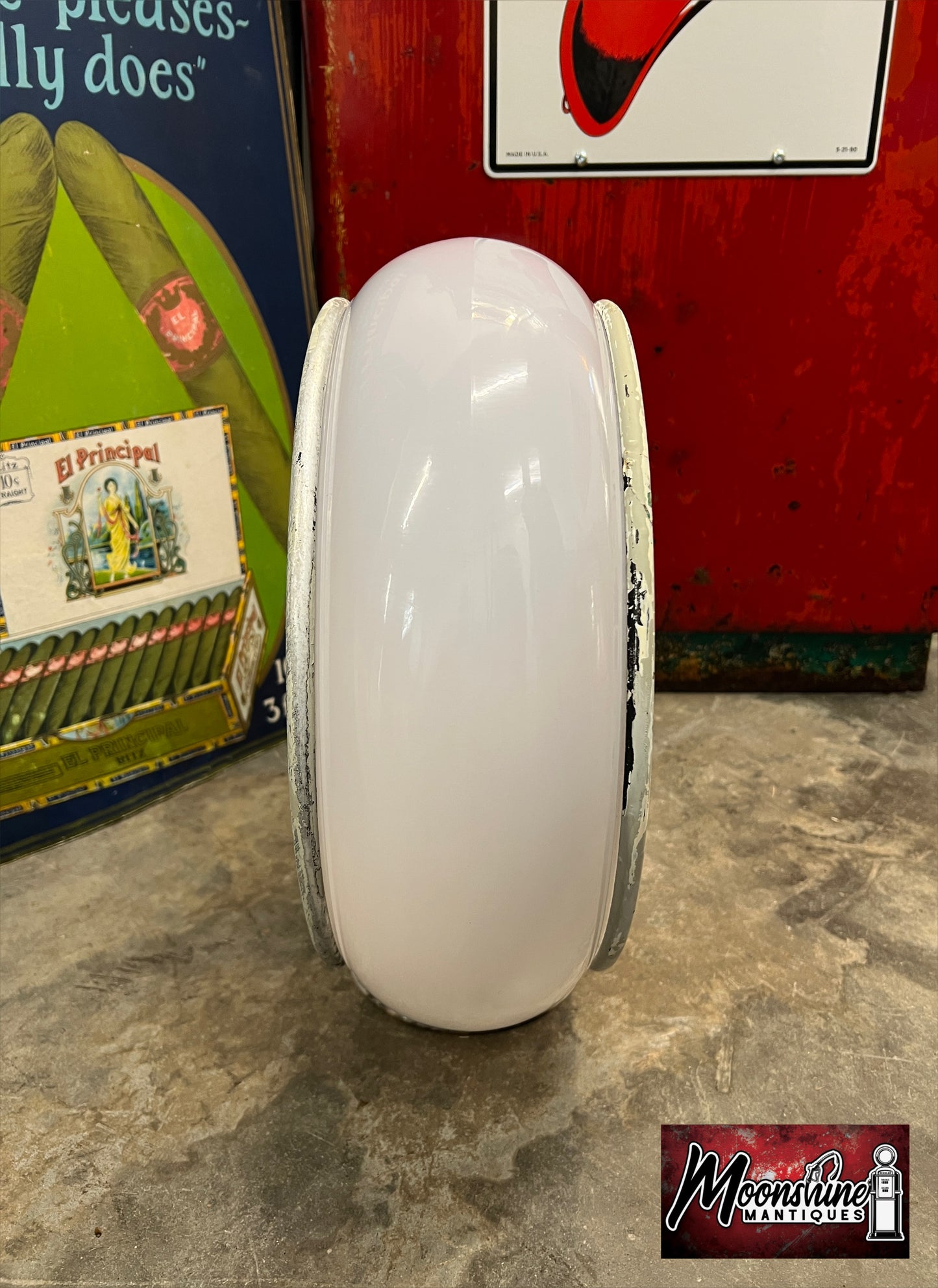 Vtg. Original GILL Gas Pump Globe Body - Free Shipping!