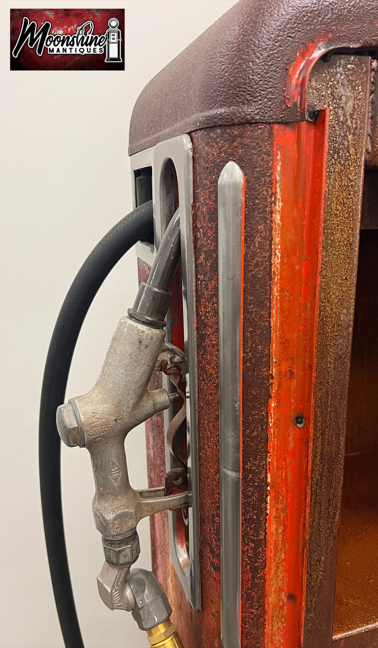 1950’s INDIAN MOTORCYCLES Gilbarco Gas Pump w/ Custom Shelves - Rustoration - Free Shipping!