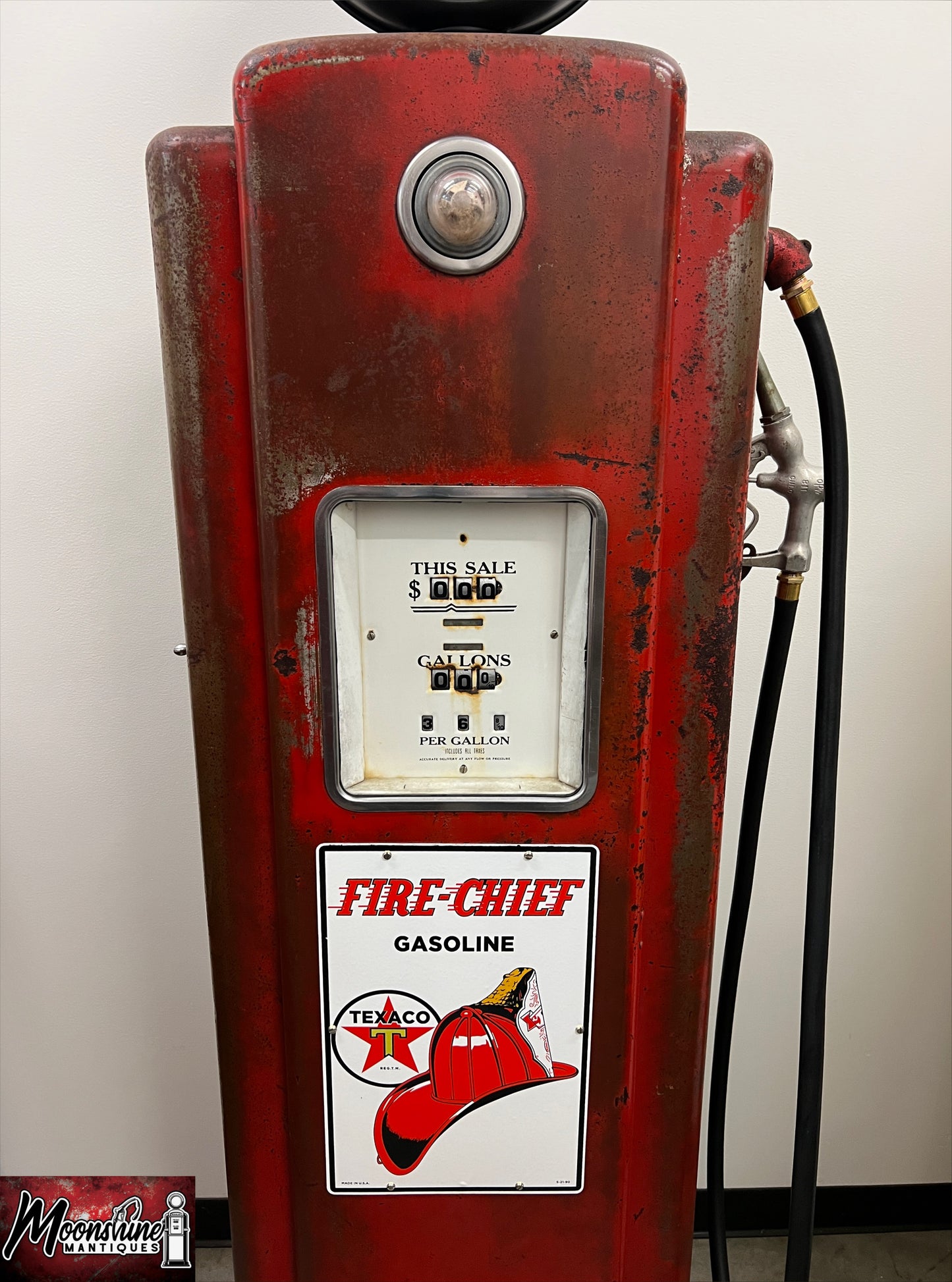 1940’s TEXACO FIRE CHIEF Wayne 70 Gas Pump - Rustoration - Shipping Available!