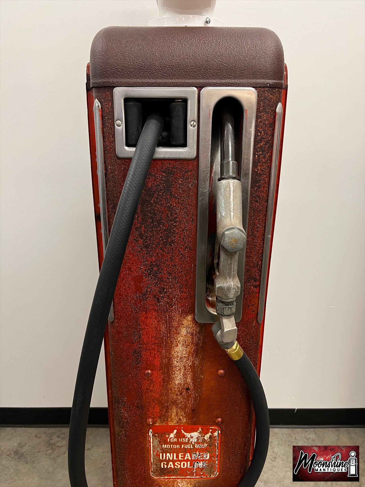 1950’s HARLEY DAVIDSON MOTORCYCLES Gilbarco Gas Pump w/ Shelves - Free Shipping!