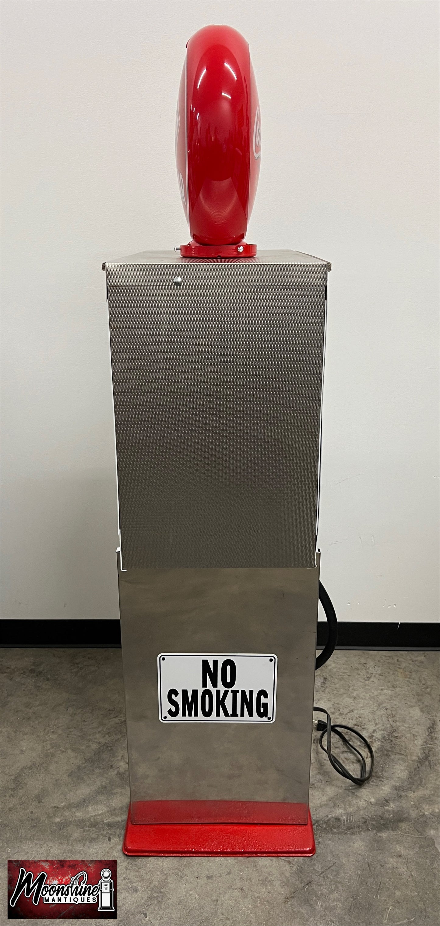 Custom 1960’s COCA COLA Bennett Gas Pump w/ Display Shelves - Free Shipping!