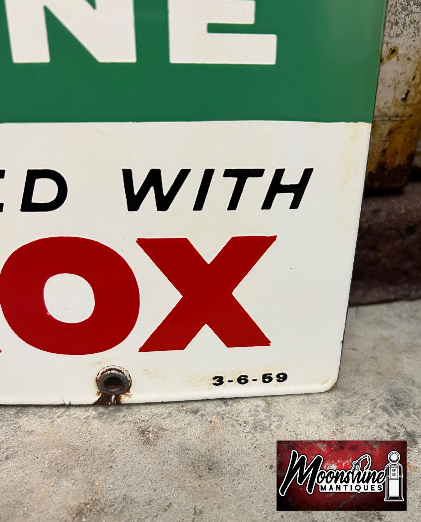MATCHING PAIR of 1950's TEXACO Sky Chief Porcelain Gas Pump Plate Signs - Free Shipping!