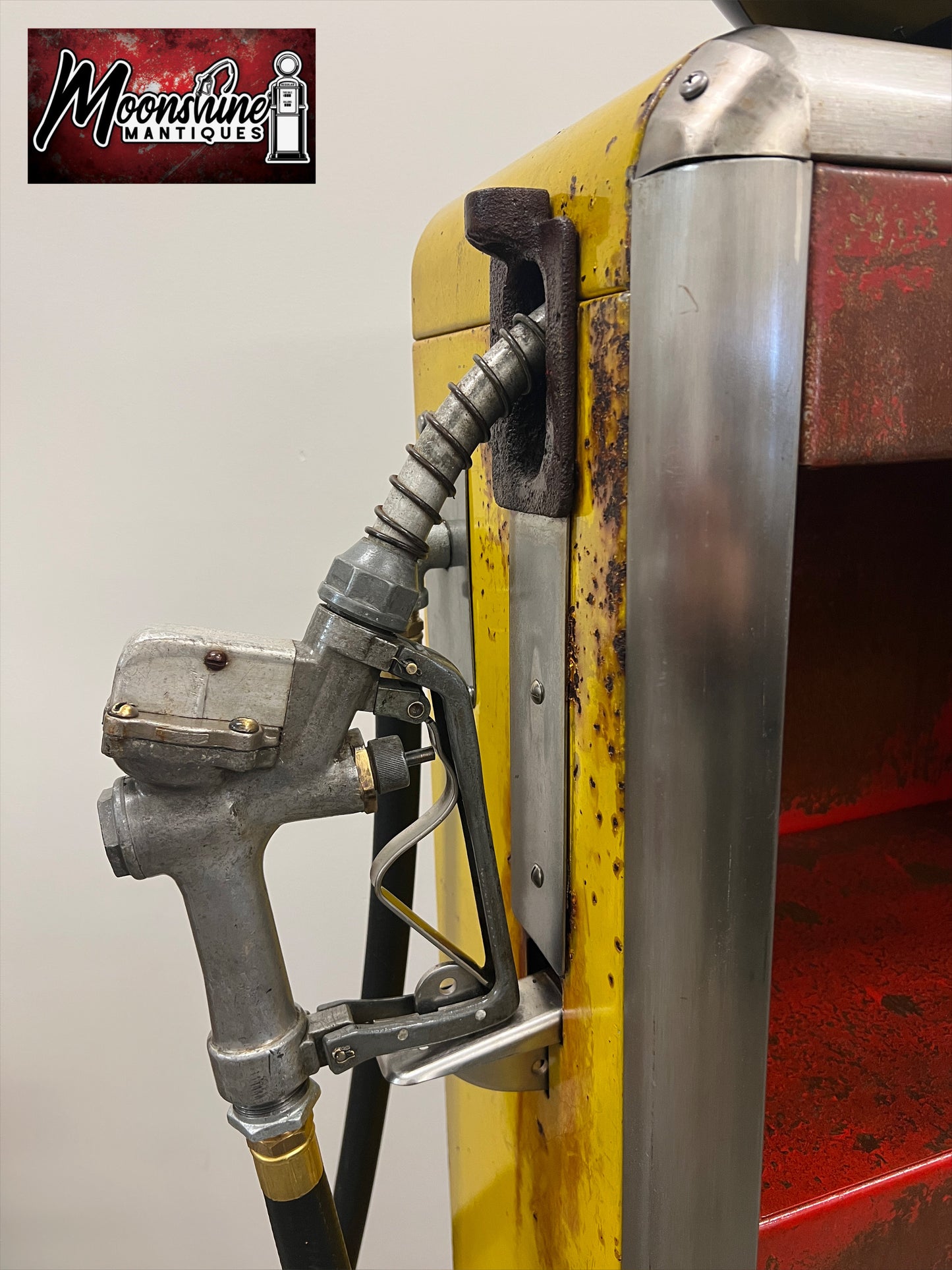 Rustoration 1940’s INDIAN MOTORCYCLES Bowser Gas Pump w/ Shelves - Free Shipping!