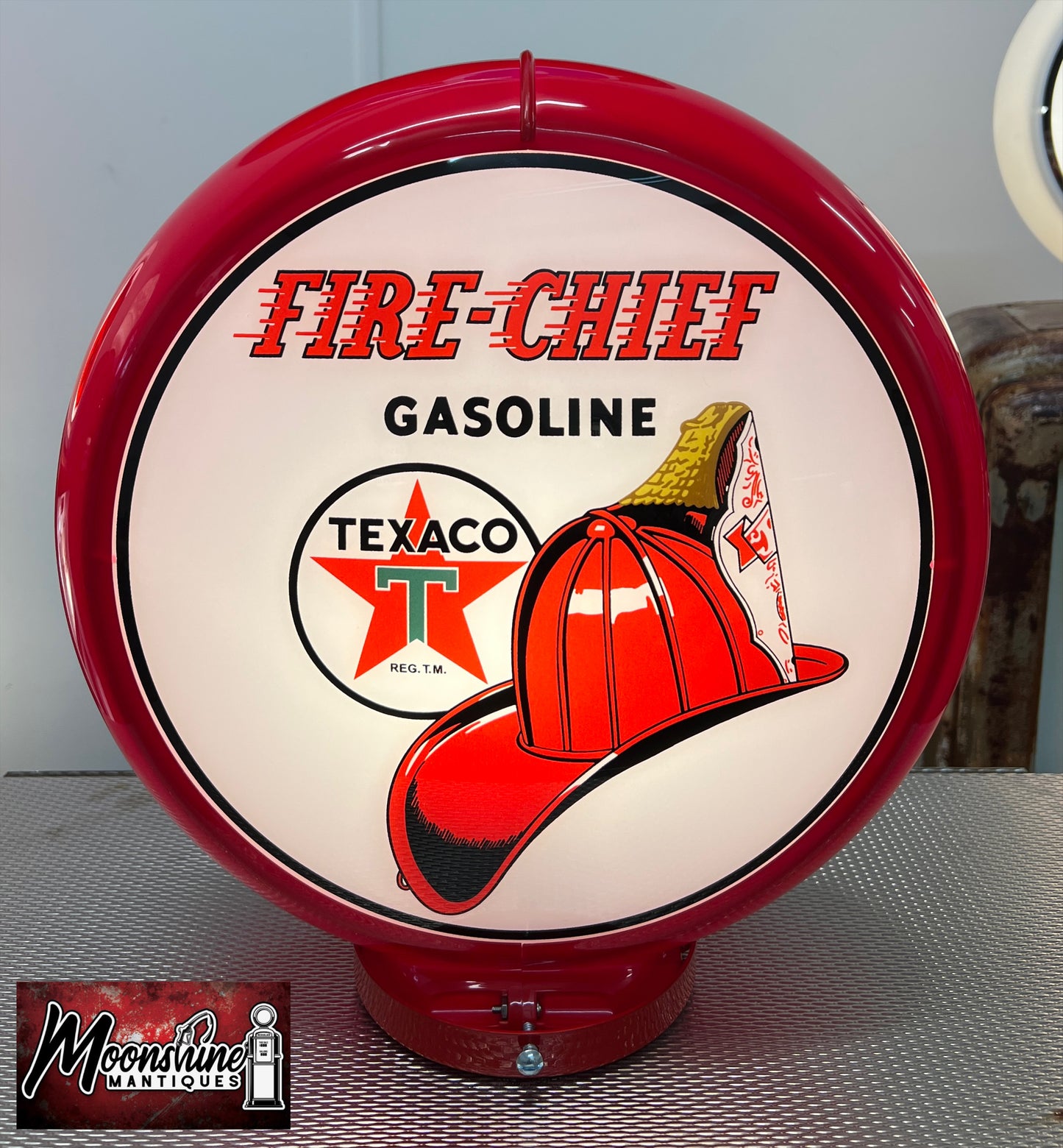 Custom 1960’s TEXACO Fire Chief Bennett Gas Pump w/ Display Shelves - Free Shipping!