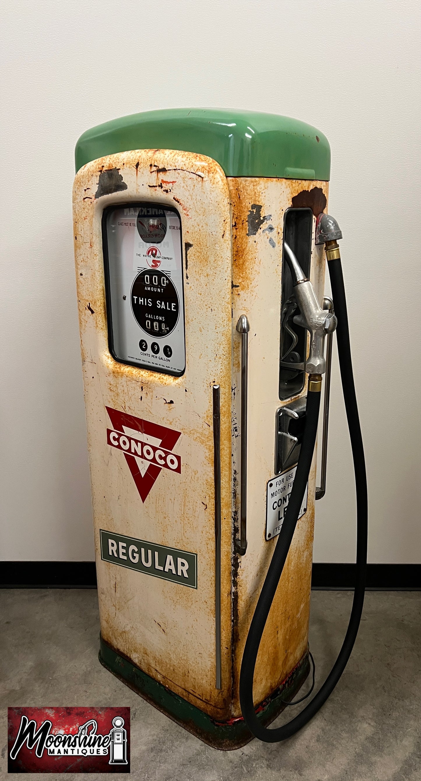 Rustoration 1950’s CONOCO Wayne 80 Gas Pump - Shipping Available!