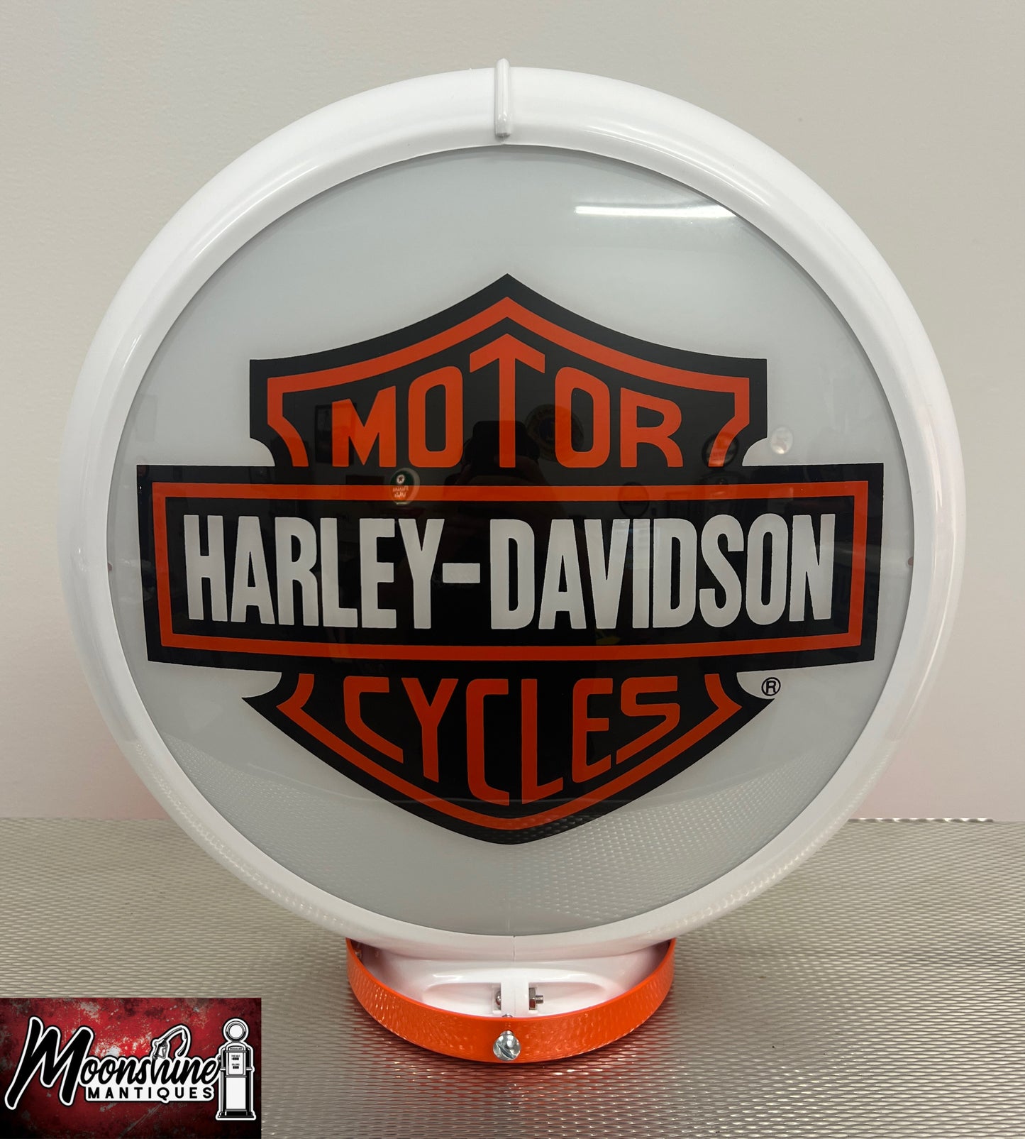 Custom 1960’s HARLEY DAVIDSON MOTORCYCLES Tokheim Gas Pump w/ Display Shelves - Free Shipping!