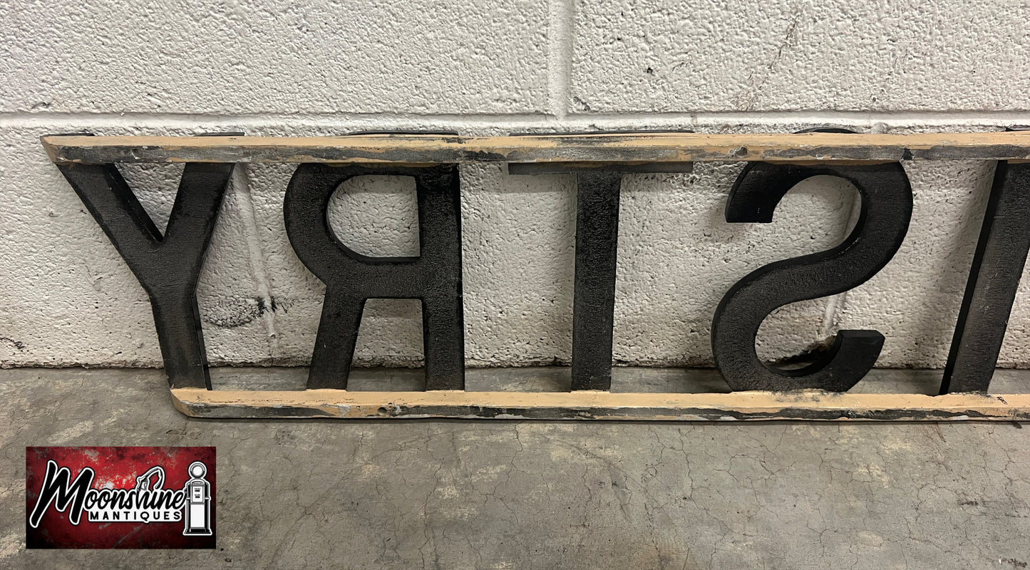 Vtg. Original DENTISTRY Sign - Dentist Office - Free Shipping!