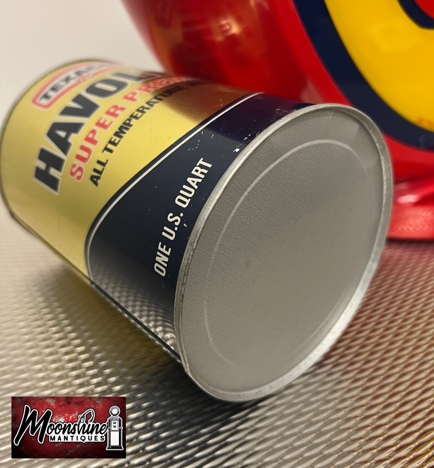 1970’s TEXACO Havoline Motor Oil Can 1 qt. - Free Shipping!