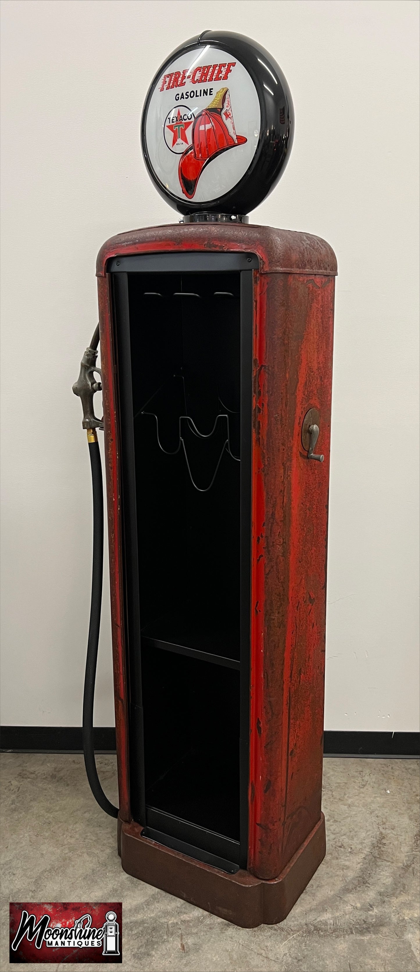 1930’s TEXACO FIRE CHIEF Gilbarco Gas Pump Wine Cabinet - Home / Bar Decor - Free Shipping!