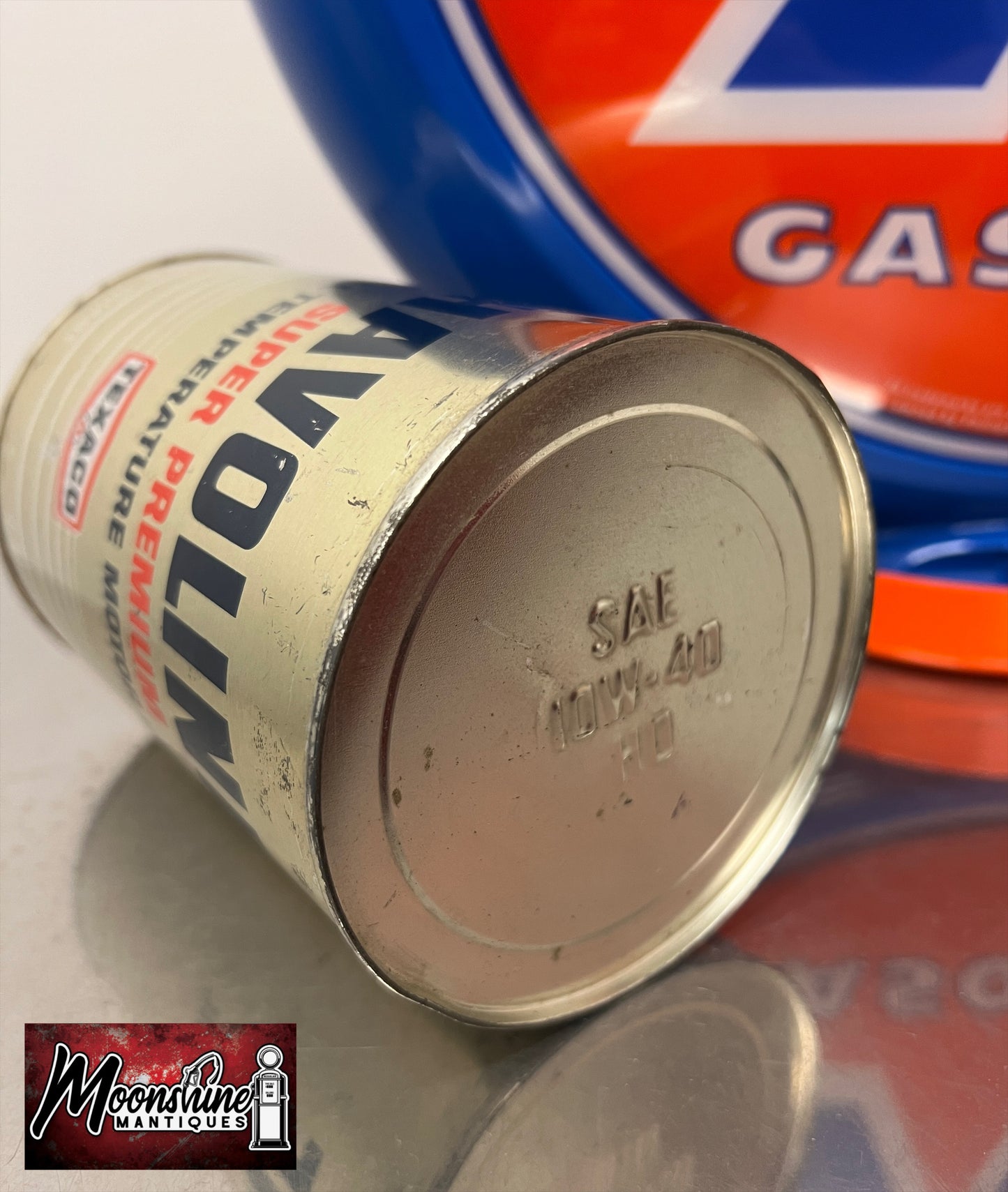 FULL 1970’s TEXACO Havoline Super Premium Motor Oil Can 1 qt. - Free Shipping!