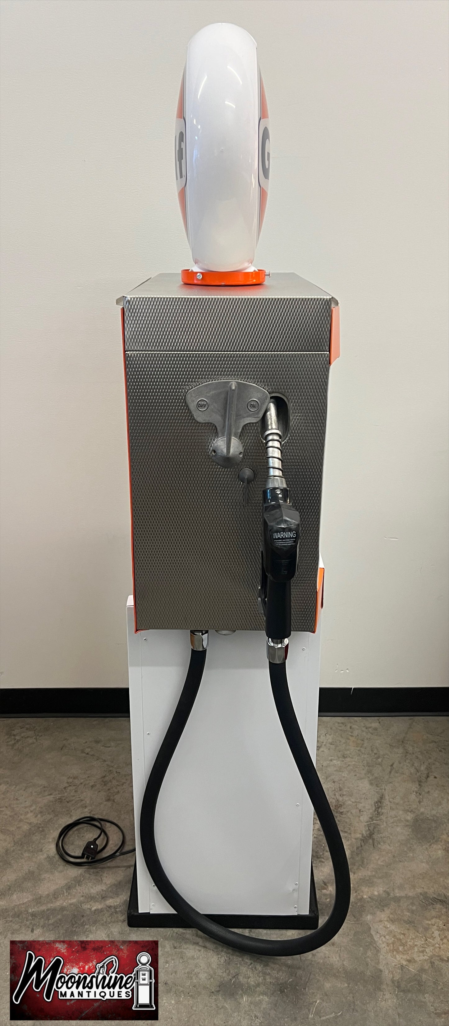 Custom 1960’s GULF Tokheim Gas Pump w/ Display Shelves - Free Shipping!