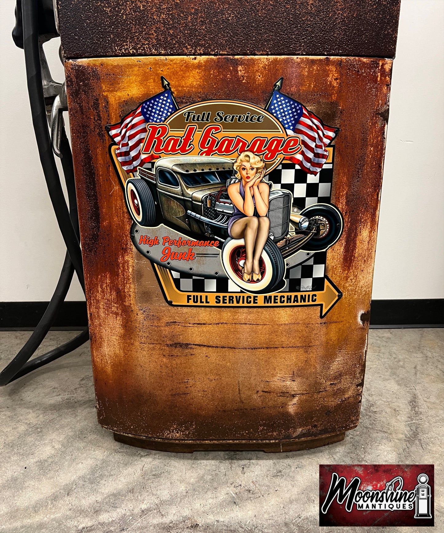 1950’s SINCLAIR H-C Rat Rod Garage Gilbarco Gas Pump - Rustoration - Shipping Available!