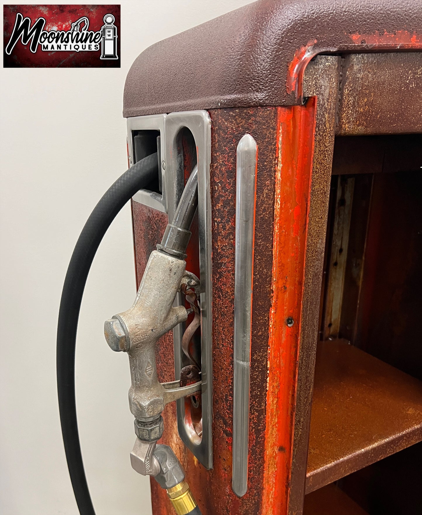 Rustoration 1950’s LION GASOLINE Gilbarco Gas Pump w/ Shelves - Free Shipping!