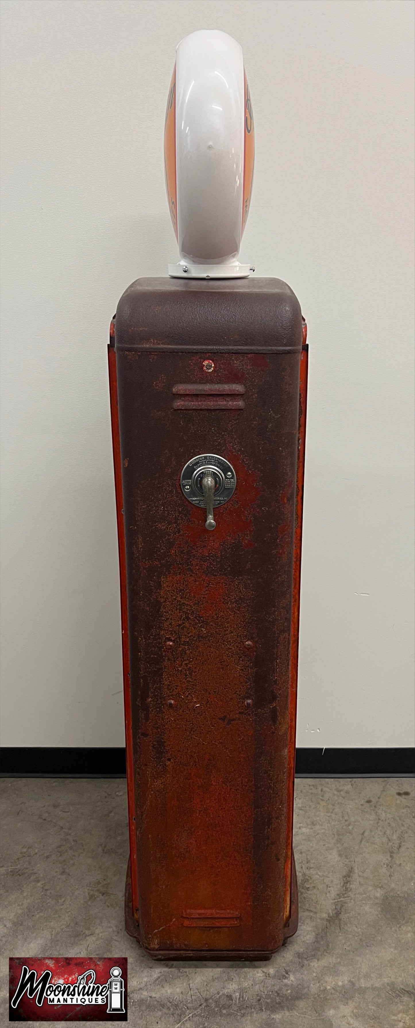 1950’s INDIAN MOTORCYCLES Gilbarco Gas Pump w/ Custom Shelves - Rustoration - Free Shipping!