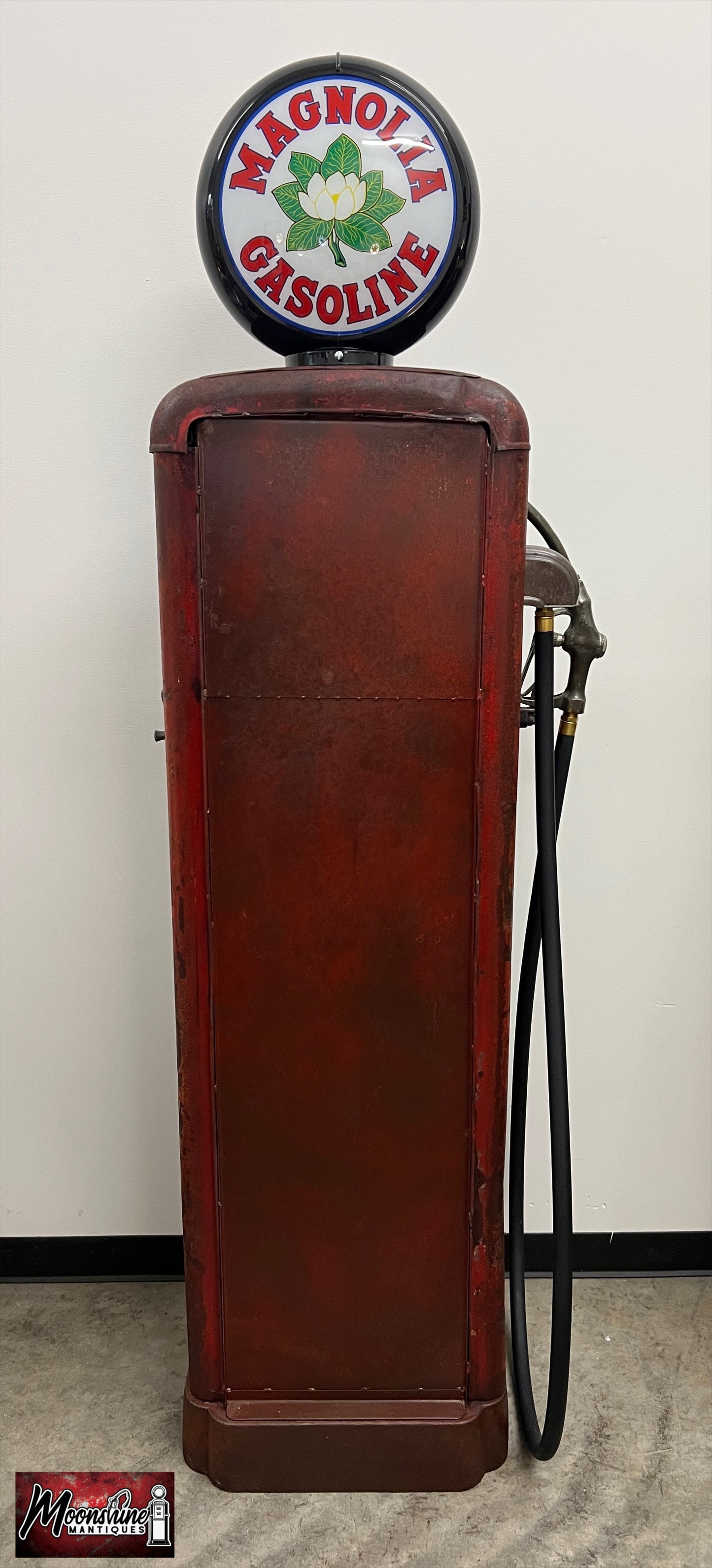 1930’s MAGNOLIA GASOLINE Gilbarco Gas Pump Wine Cabinet - Home / Bar Decor - Free Shipping!
