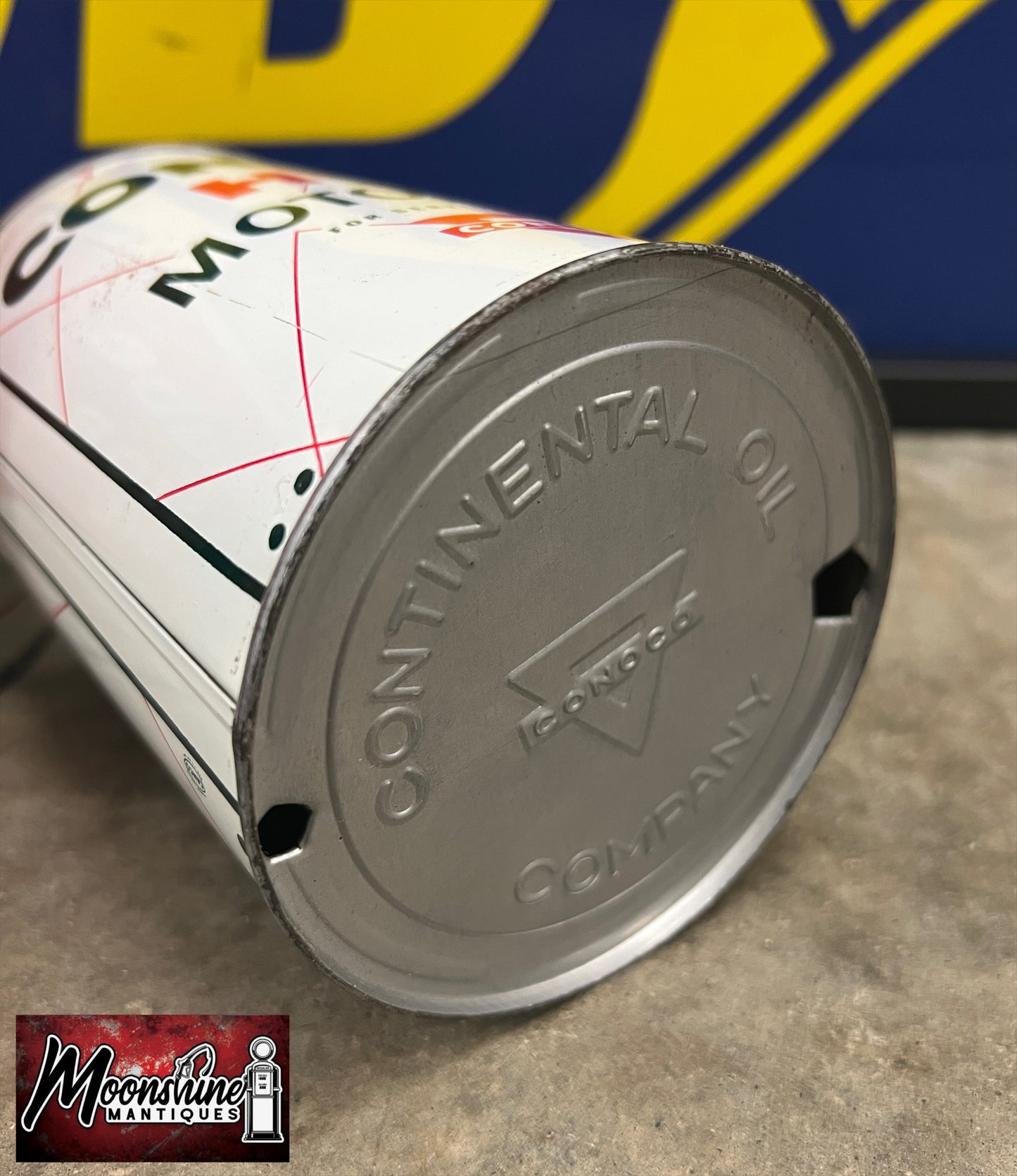 1940’s CONOCO HD Motor Oil Can 1 qt. - Free Shipping!