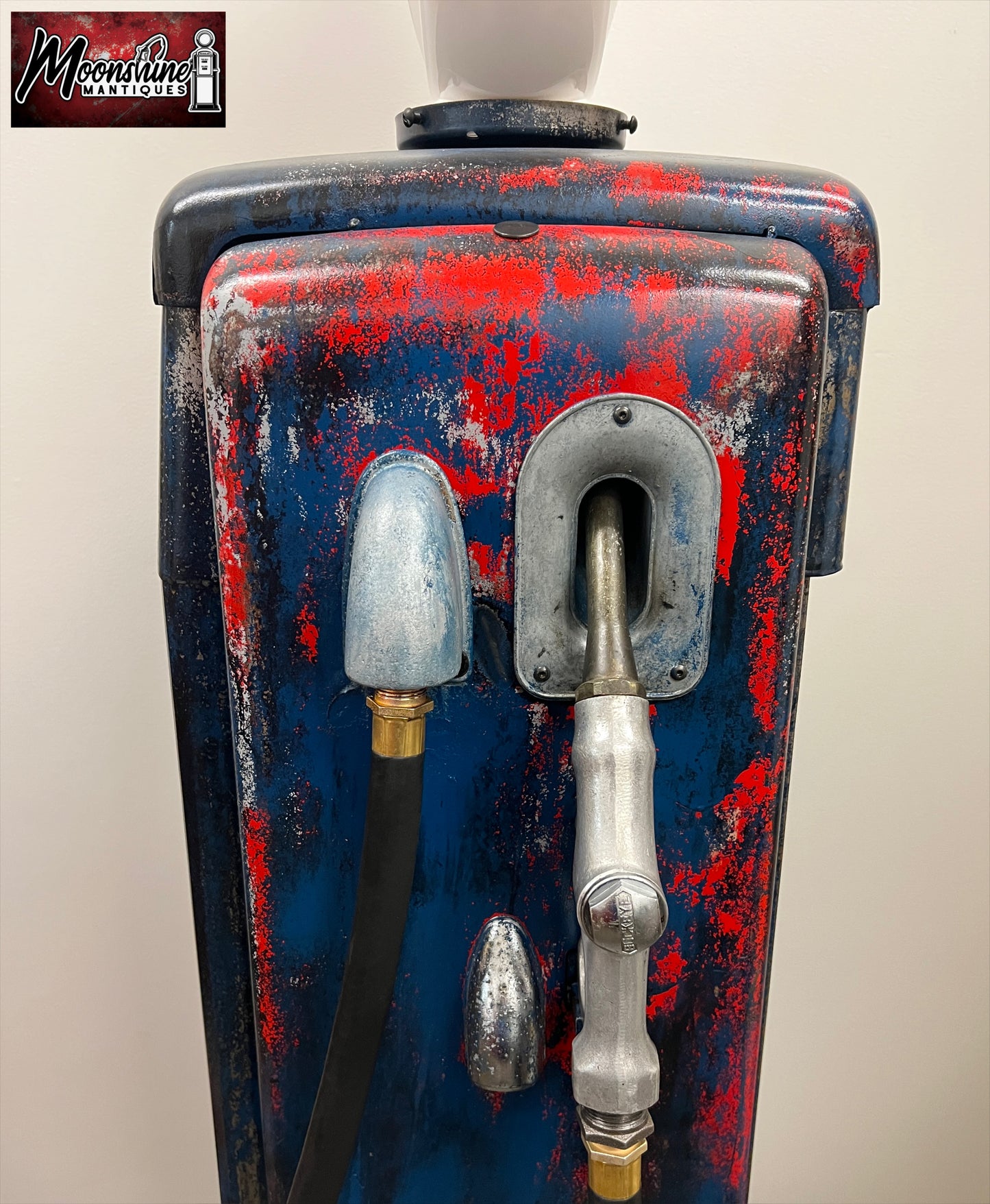 Rustoration 1950’s CHEVRON GASOLINE Tokheim Gas Pump w/ Shelves - Shipping Available!