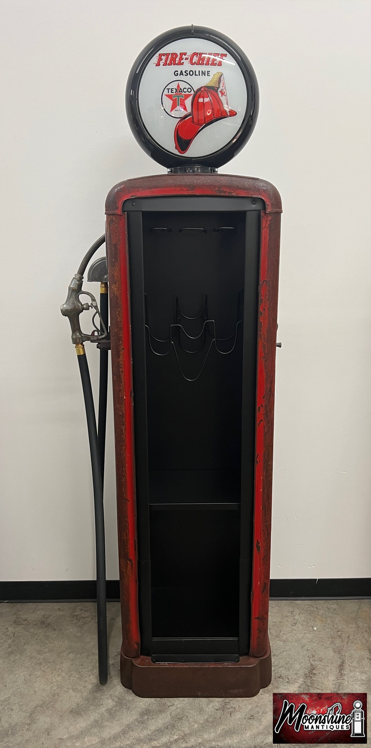 1930’s TEXACO FIRE CHIEF Gilbarco Gas Pump Wine Cabinet - Home / Bar Decor - Free Shipping!