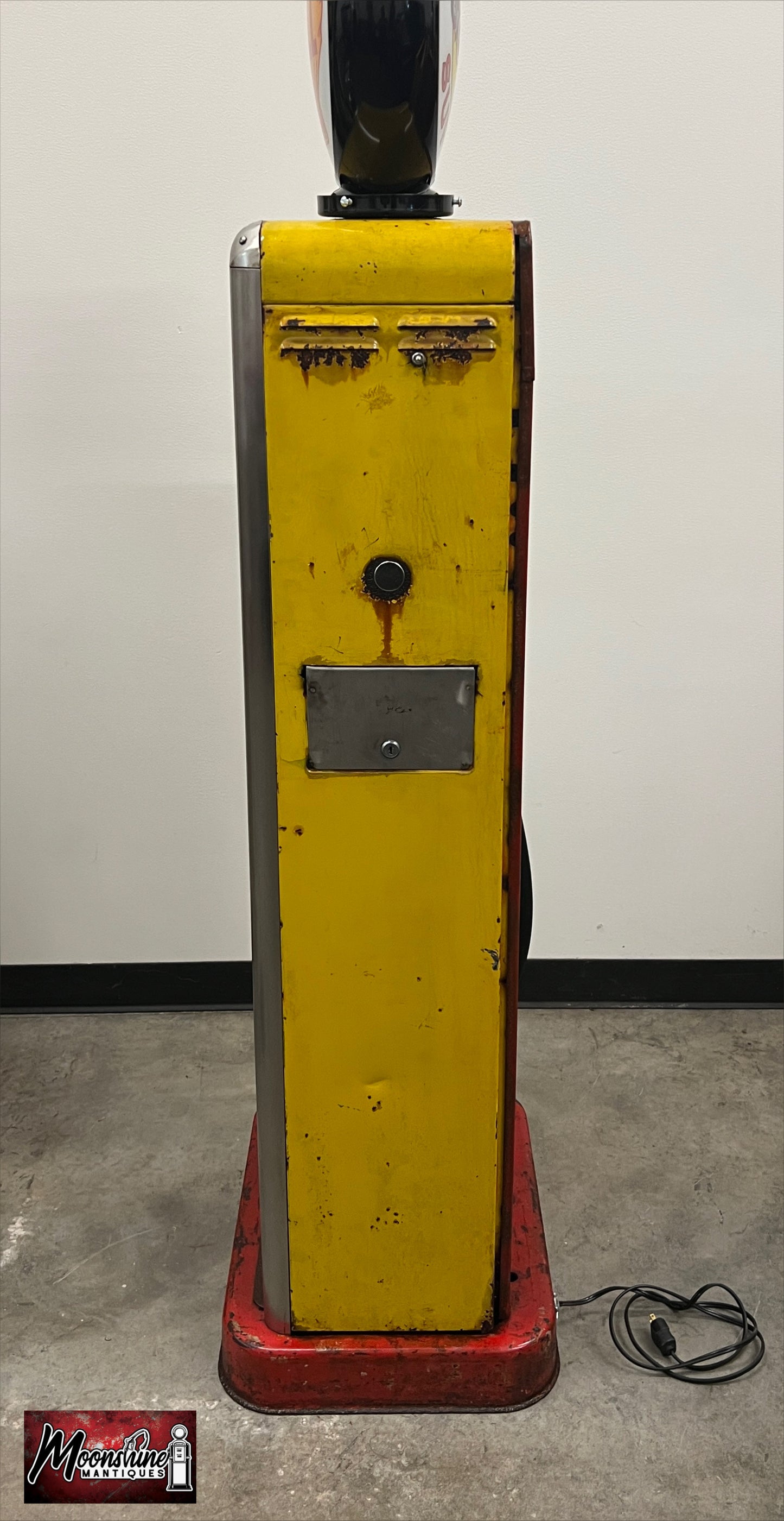 Rustoration 1940’s SUPER SHELL Bowser Gas Pump w/ Shelves - Mancave Decor - Free Shipping!