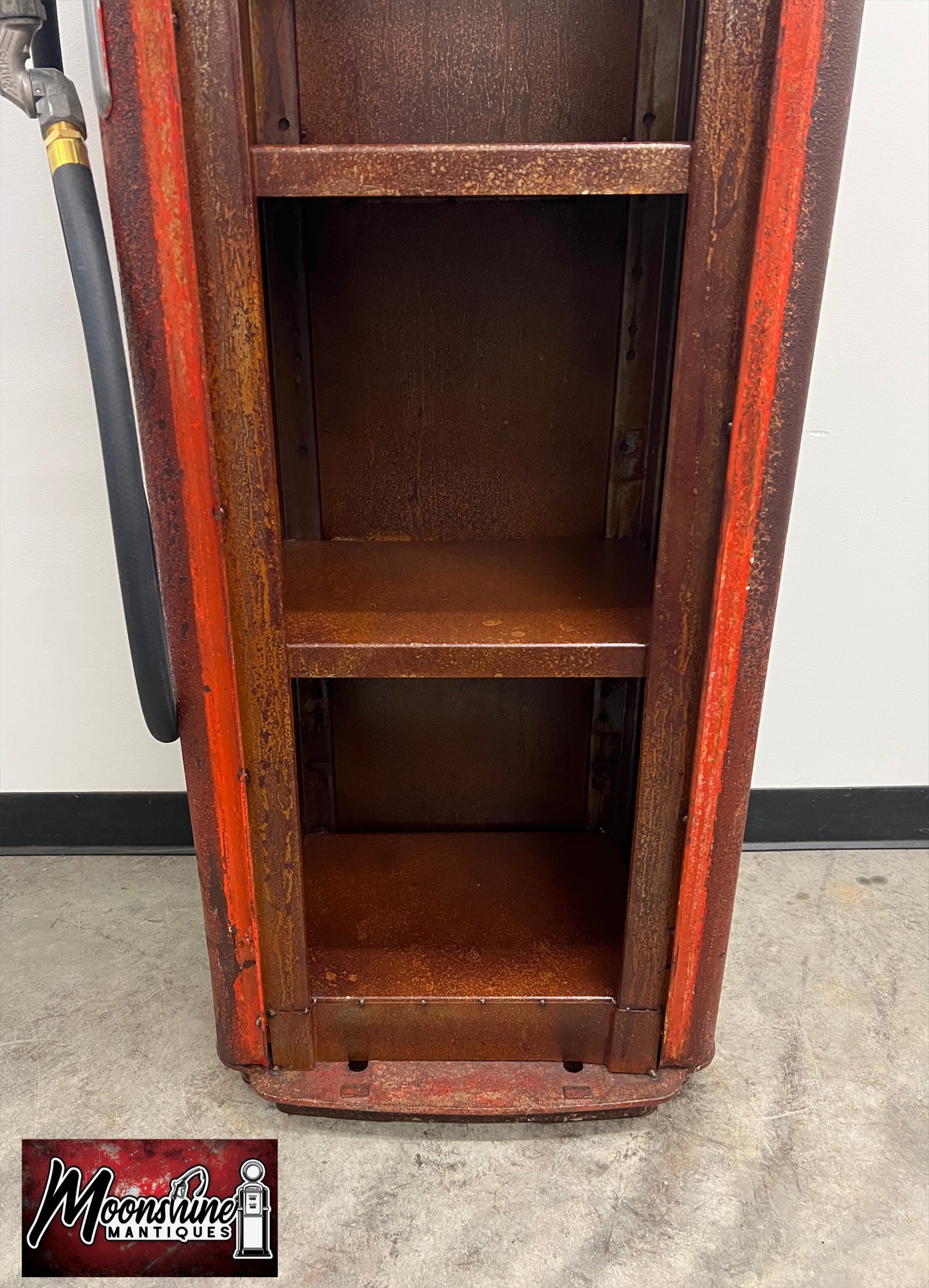 1950’s INDIAN MOTORCYCLES Gilbarco Gas Pump w/ Custom Shelves - Rustoration - Free Shipping!