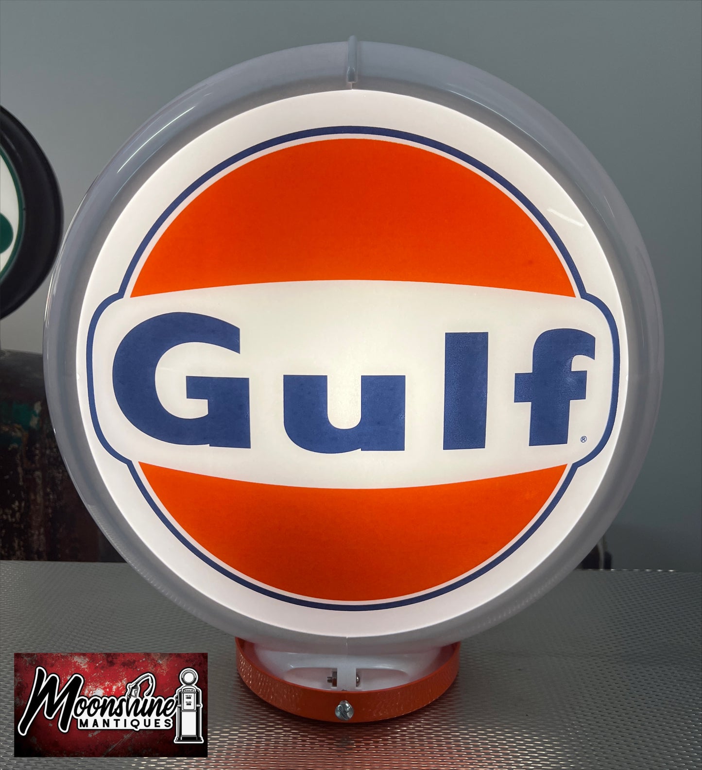 Custom 1960’s GULF Tokheim Gas Pump w/ Display Shelves - Free Shipping!