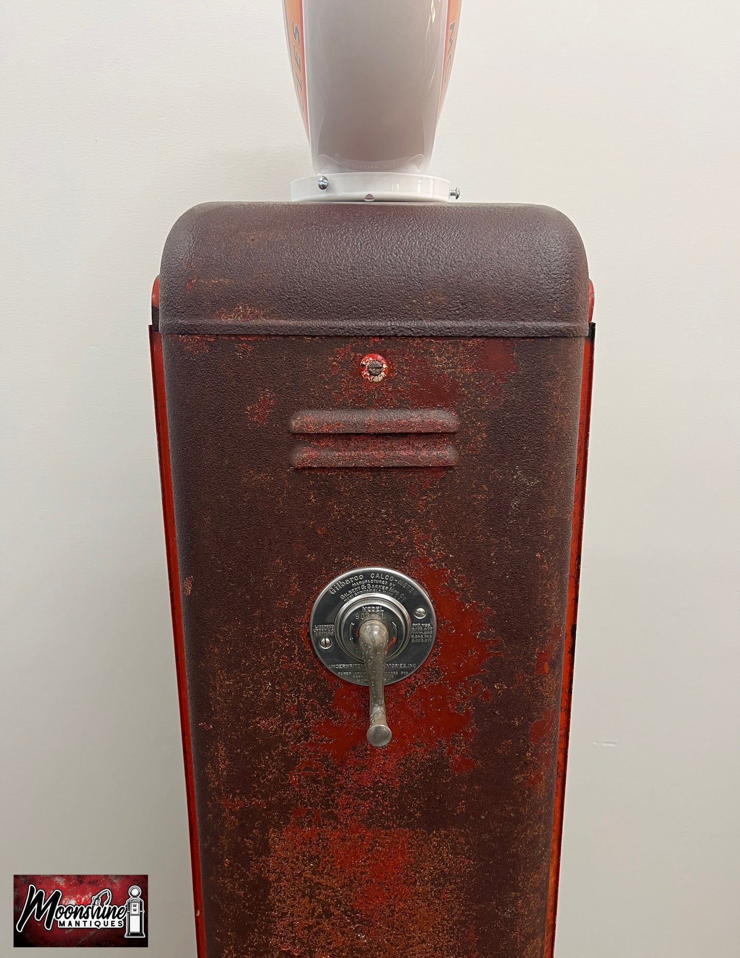 1950’s INDIAN MOTORCYCLES Gilbarco Gas Pump w/ Custom Shelves - Rustoration - Free Shipping!