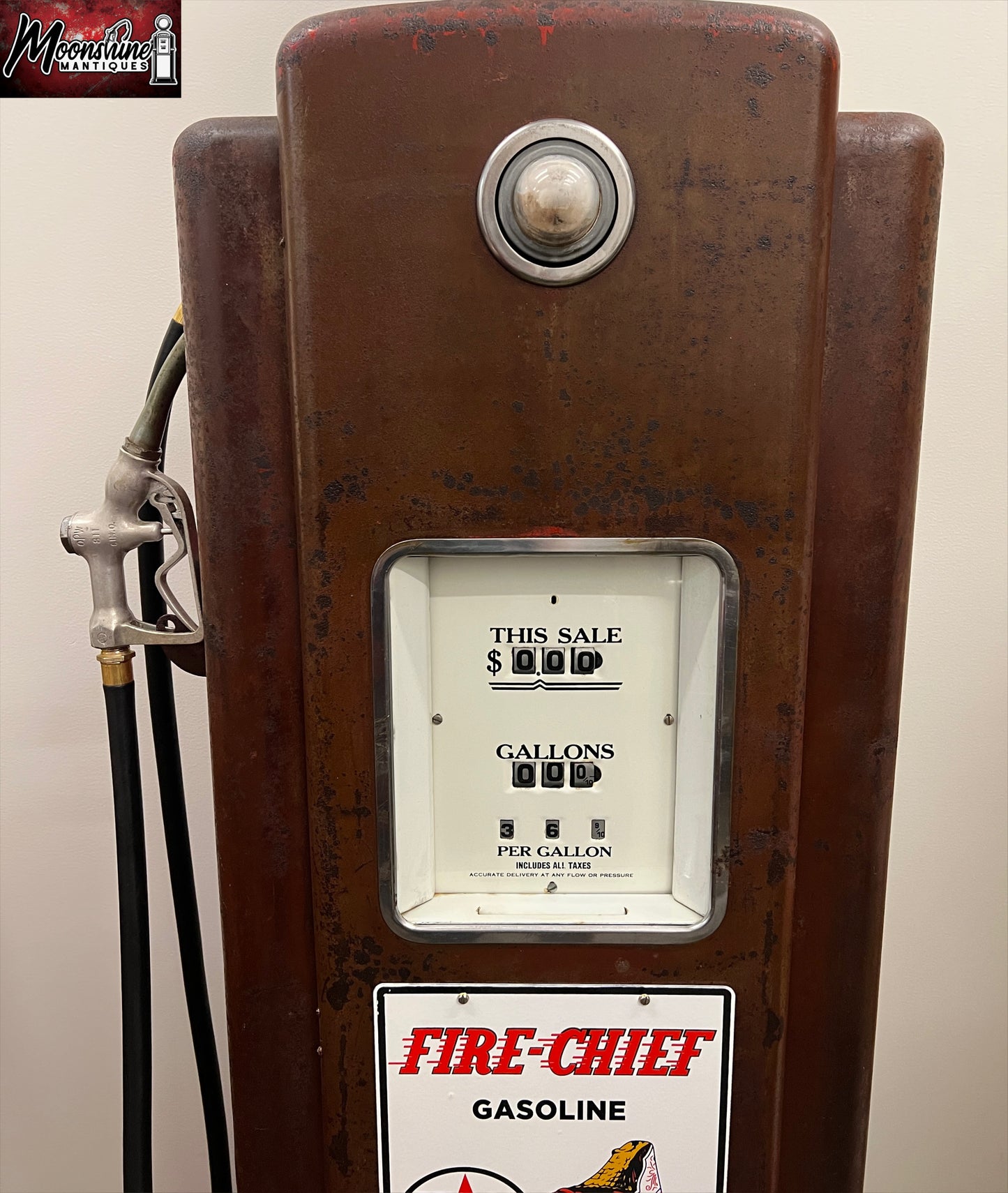 1940’s TEXACO FIRE CHIEF Wayne 70 Gas Pump - Rustoration - Shipping Available!