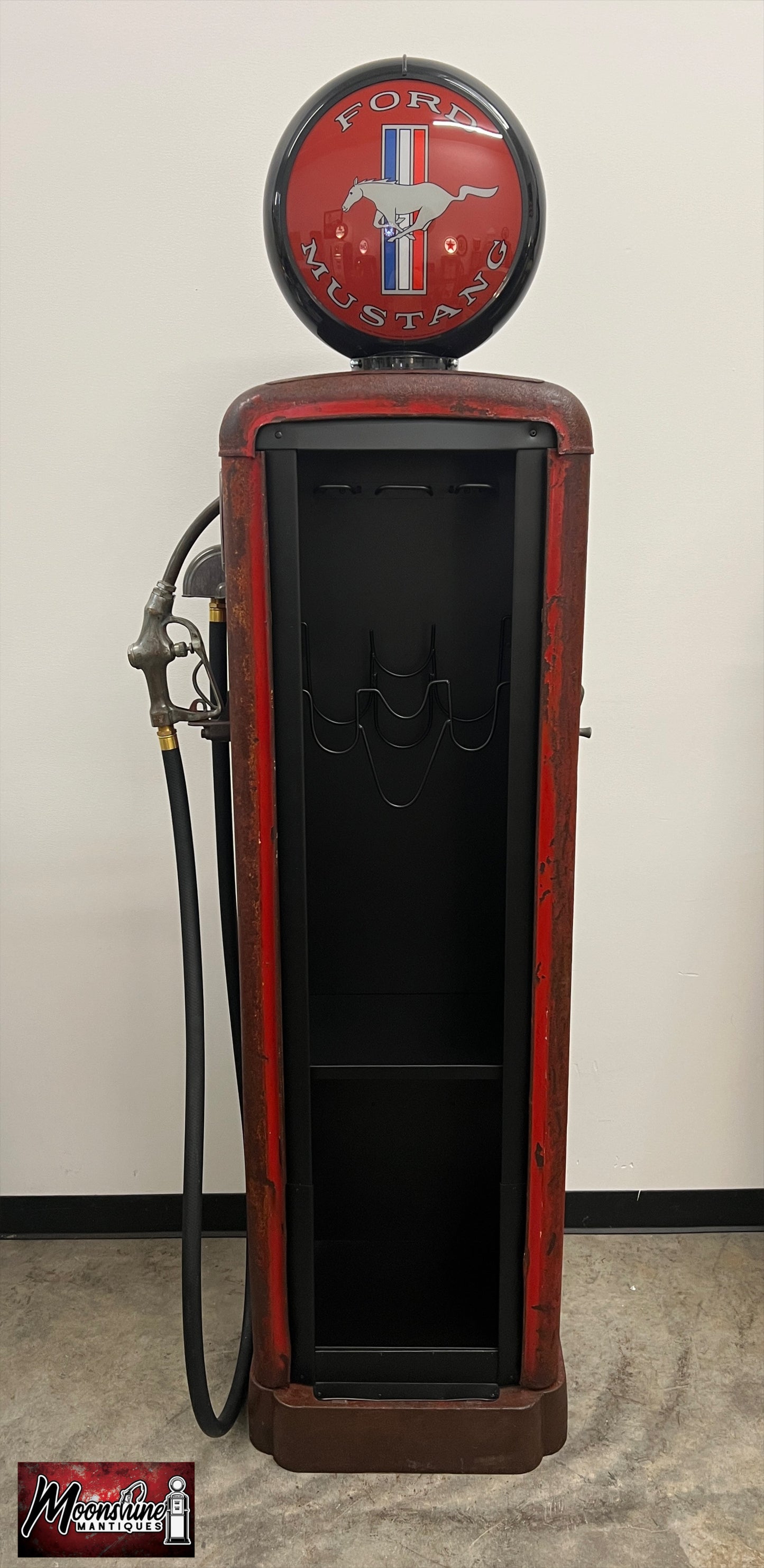 1930’s FORD MUSTANG Gilbarco Gas Pump Wine Cabinet - Home / Bar Decor - Free Shipping!