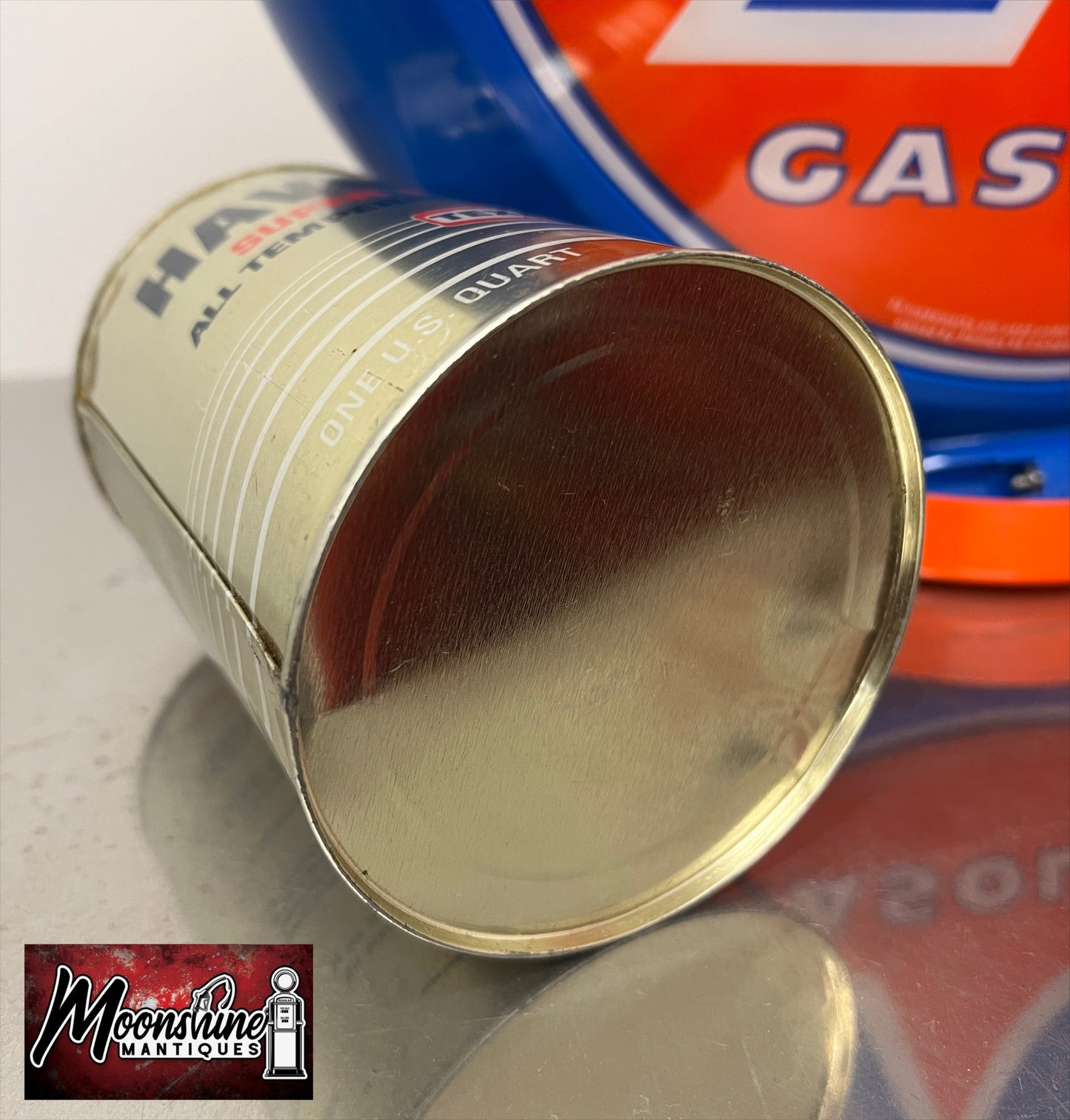 FULL 1970’s TEXACO Havoline Super Premium Motor Oil Can 1 qt. - Free Shipping!