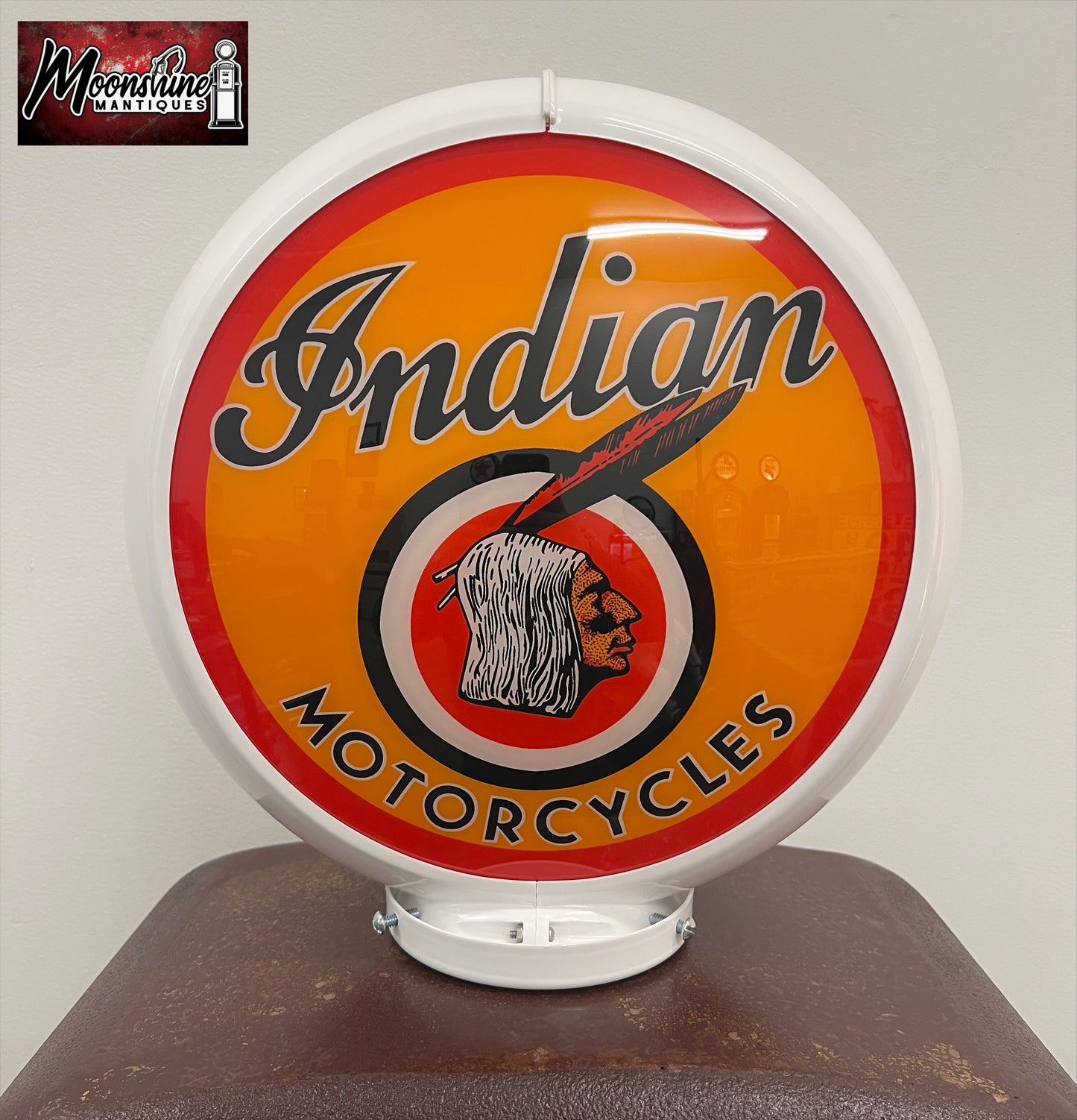 1950’s INDIAN MOTORCYCLES Gilbarco Gas Pump w/ Custom Shelves - Rustoration - Free Shipping!