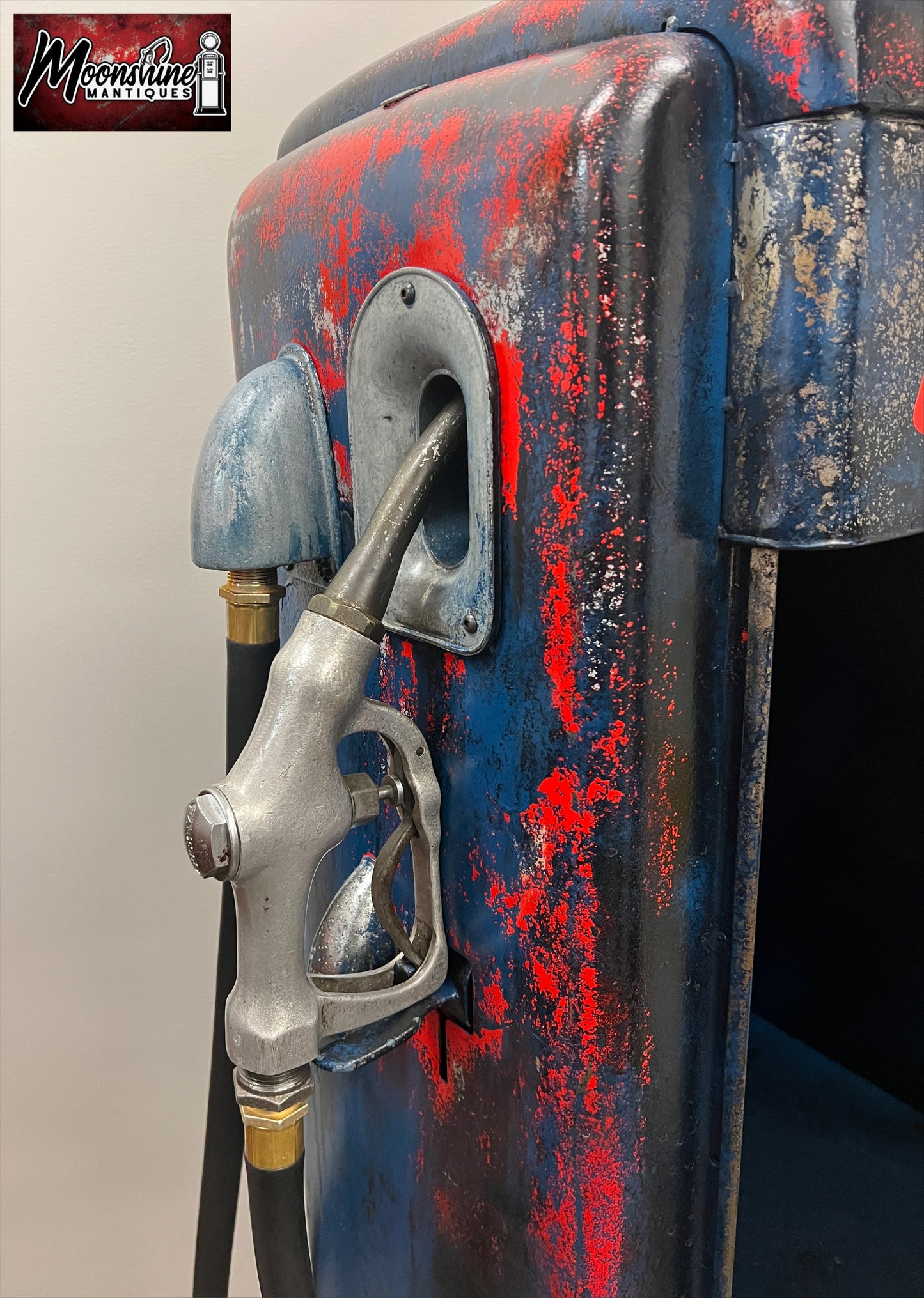 Rustoration 1950’s CHEVRON GASOLINE Tokheim Gas Pump w/ Shelves - Shipping Available!