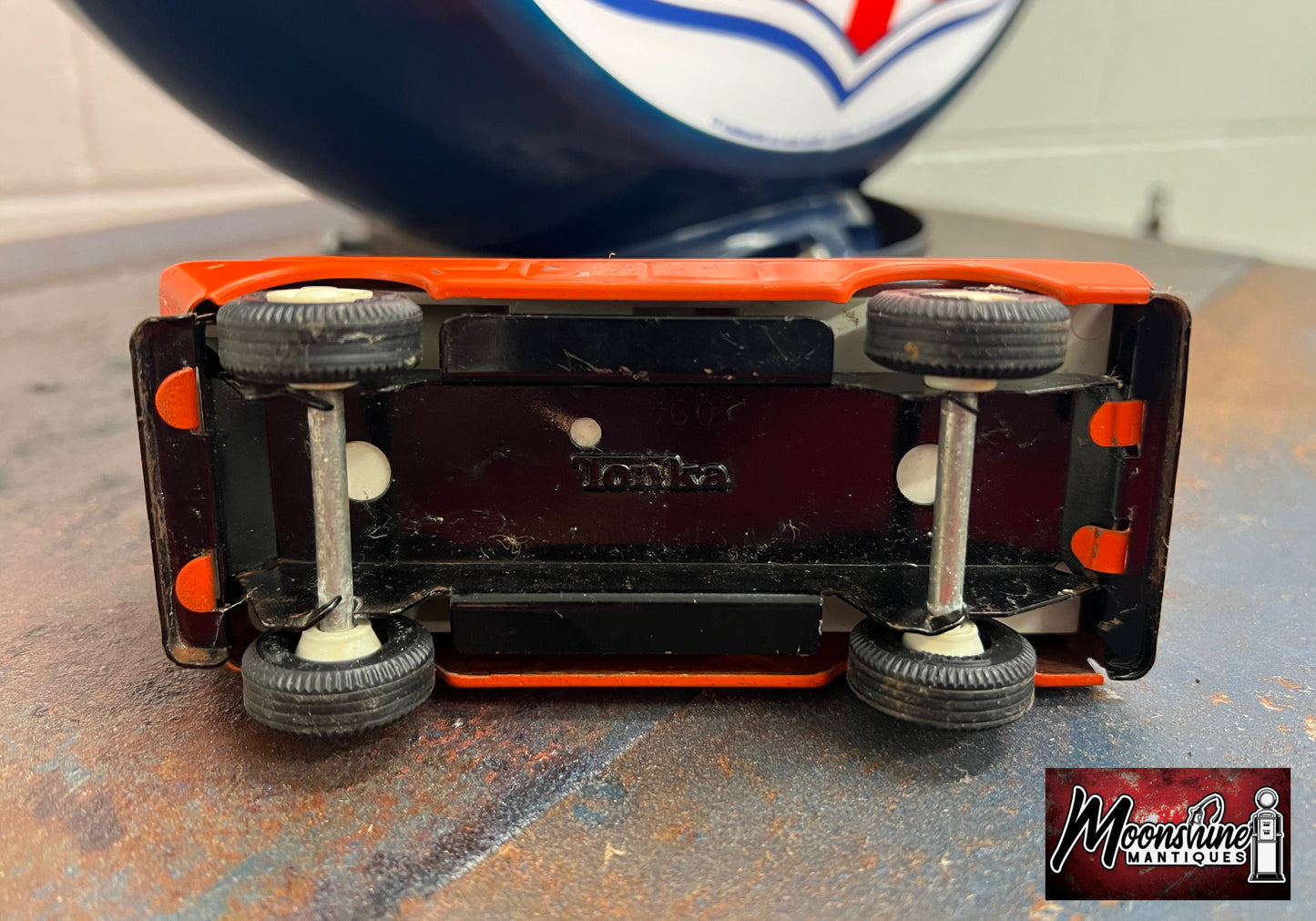 Vtg. 1970's TONKA Mini Orange Van - Free Shipping!