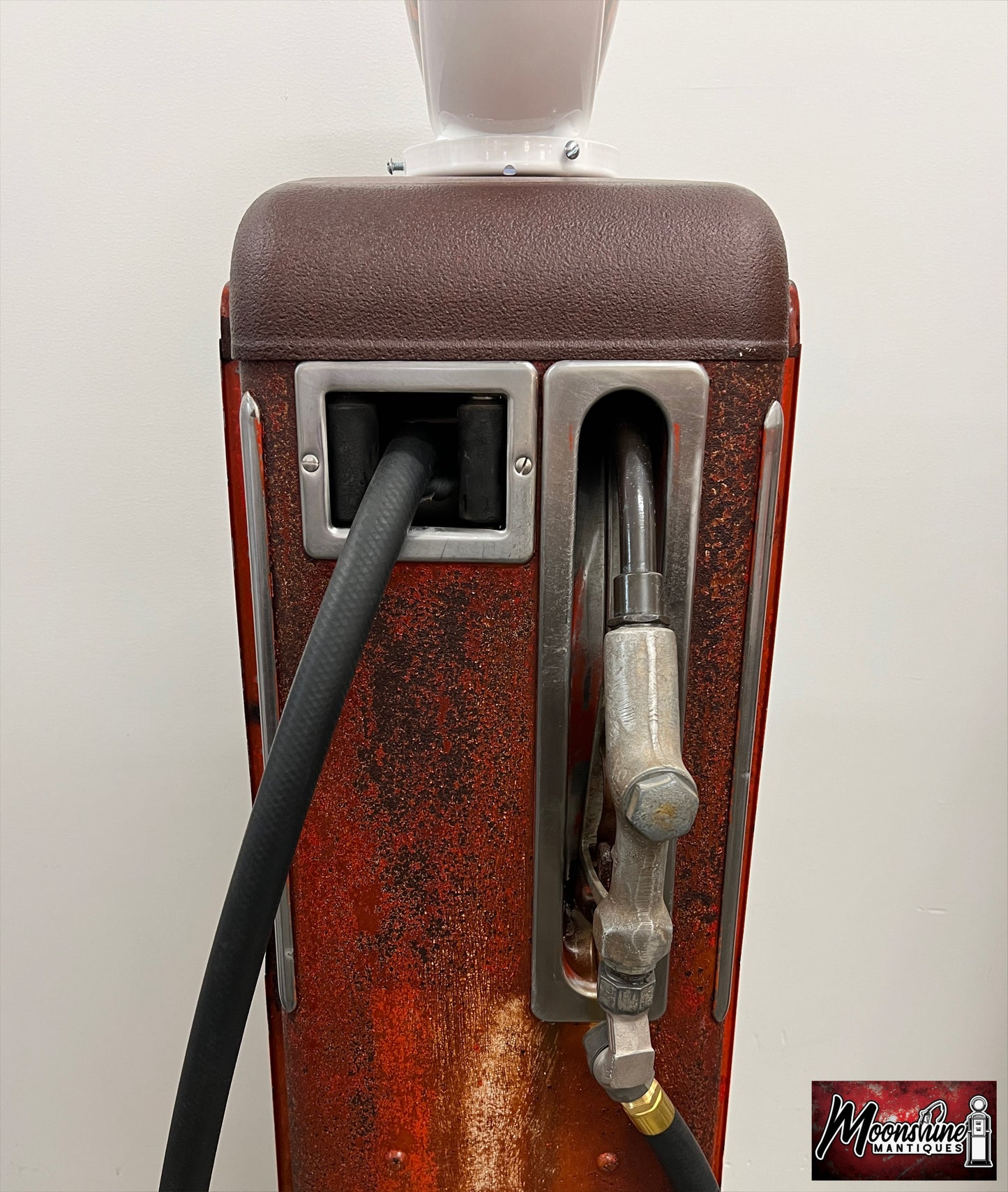 Rustoration 1950’s MUSGO GASOLINE Gilbarco Gas Pump w/ Shelves - Free Shipping!