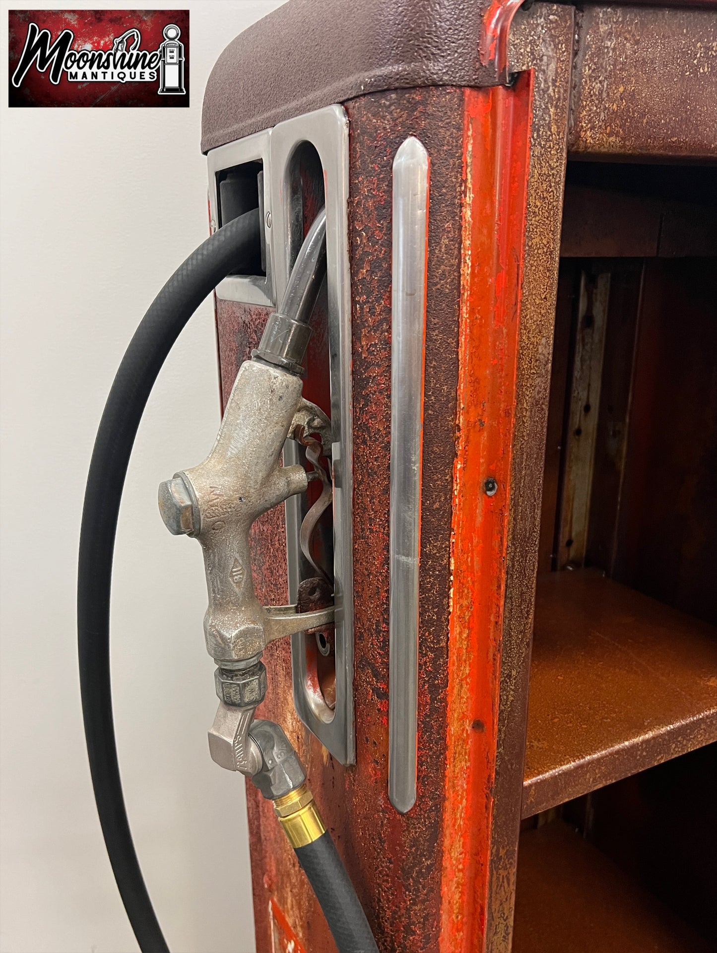 1950’s HARLEY DAVIDSON MOTORCYCLES Gilbarco Gas Pump w/ Shelves - Free Shipping!